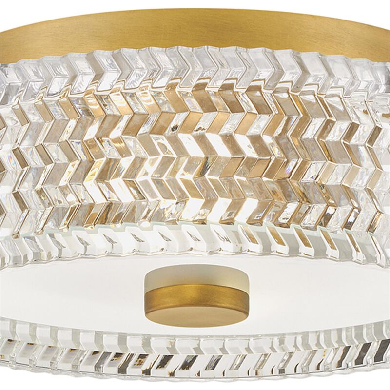 Elle 12 Inch 2 Light Flush Mount by Hinkley