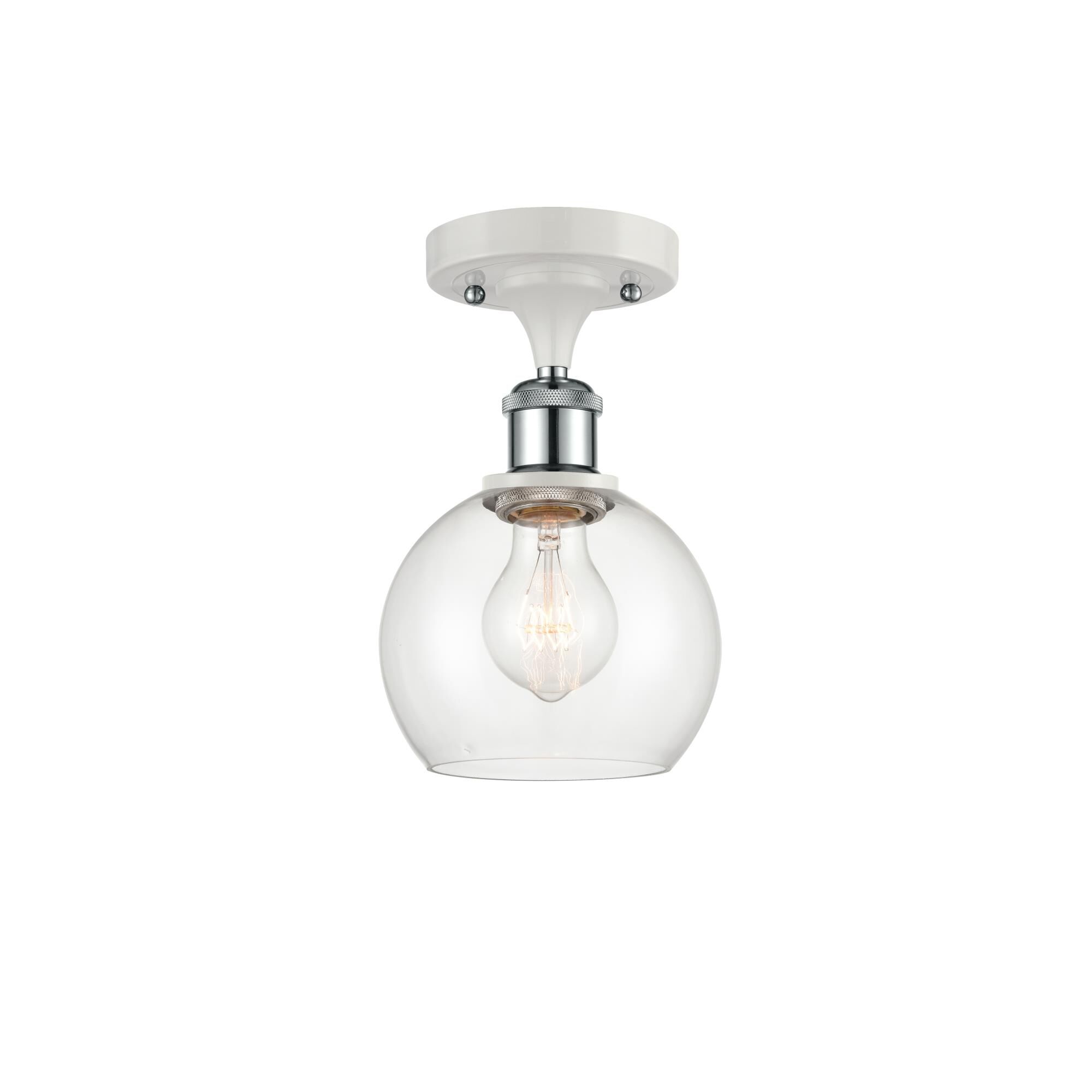 Bruno Marashlian Athens 6 Inch 1 Light Semi Flush Mount by Innovations Lighting