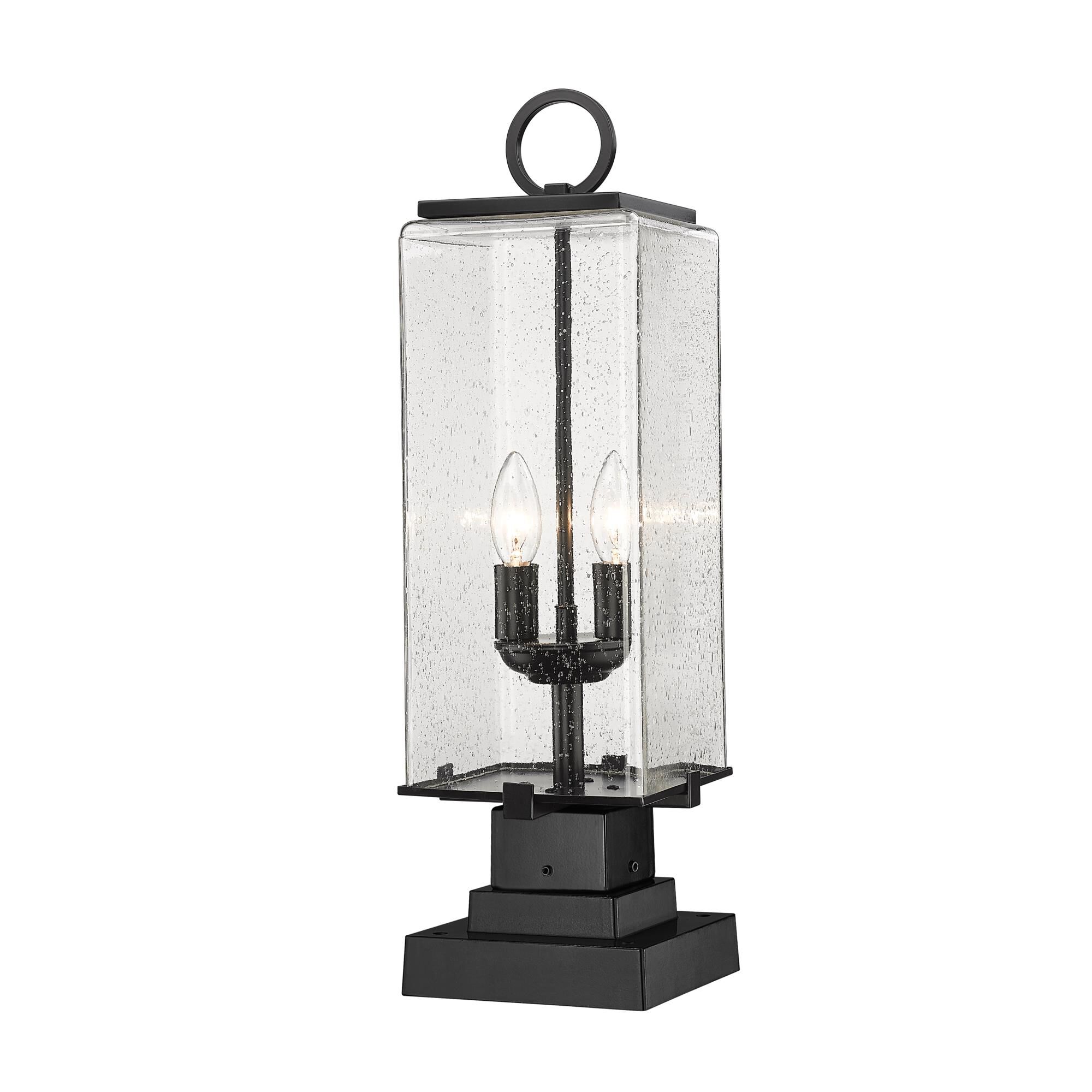 Sana 22 Inch Tall 2 Light Outdoor Pier Lamp by Z-Lite