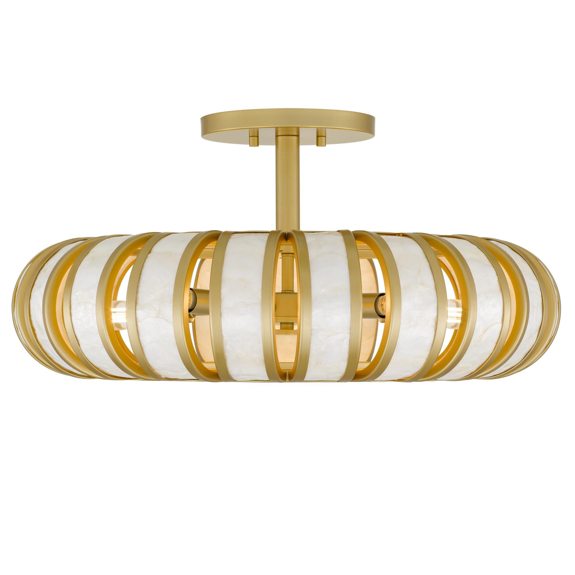 Knight 22 Inch Semi Flush Mount by Quoizel