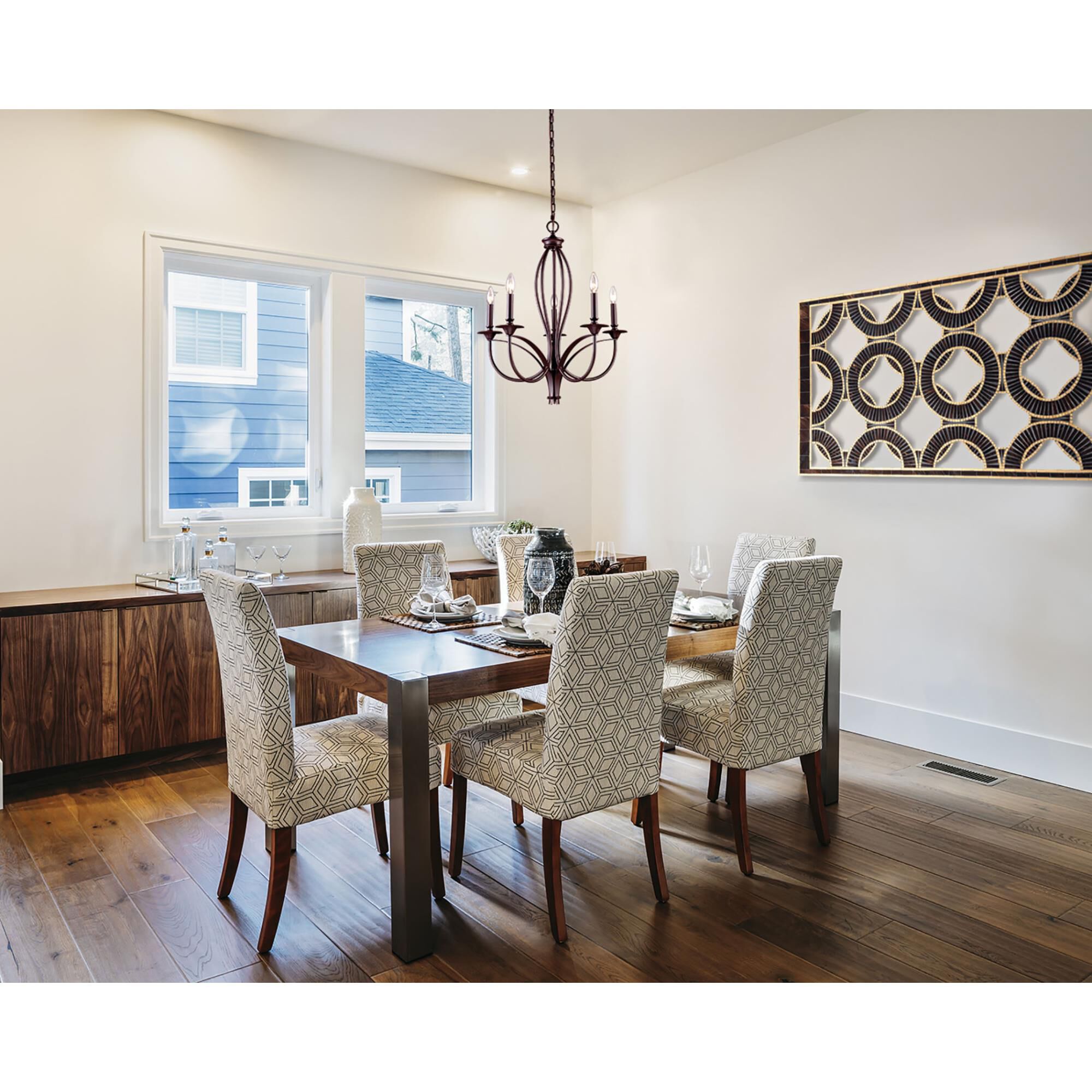 Medford 26 Inch 5 Light Chandelier by ELK Lighting