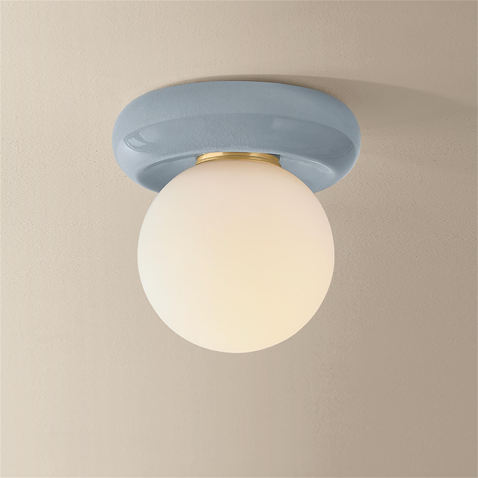 Tyra 9 Inch Flush Mount,