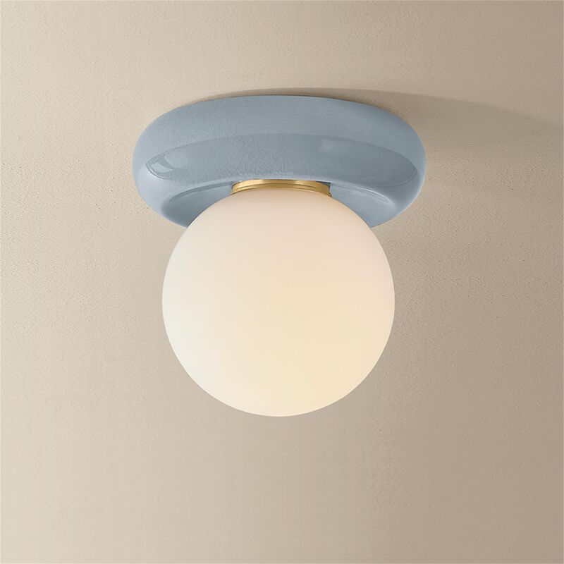 Tyra 9 Inch Flush Mount by Mitzi