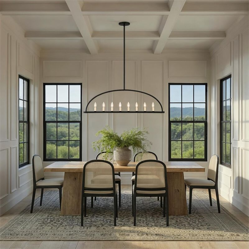 Abbott 42 Inch Linear Chandelier by Crystorama