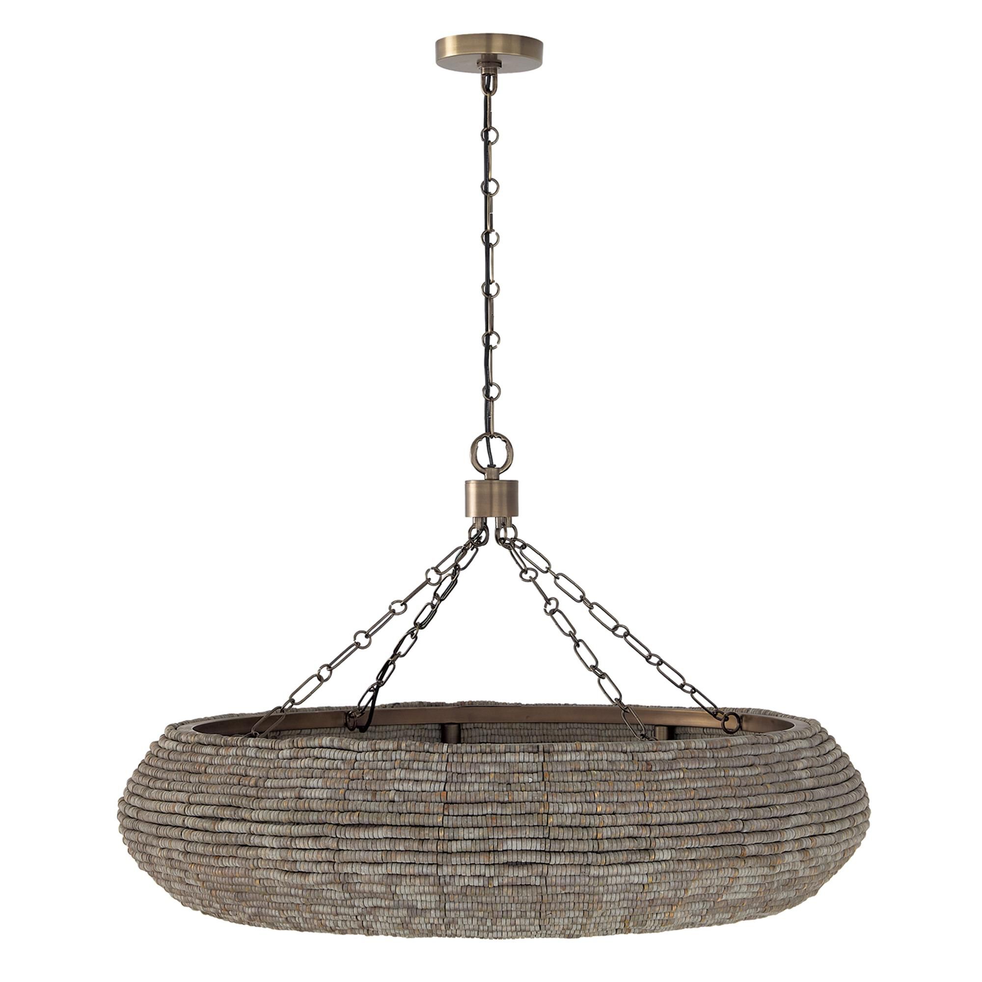 Shown in Aegean Grey And Dark Brass finish