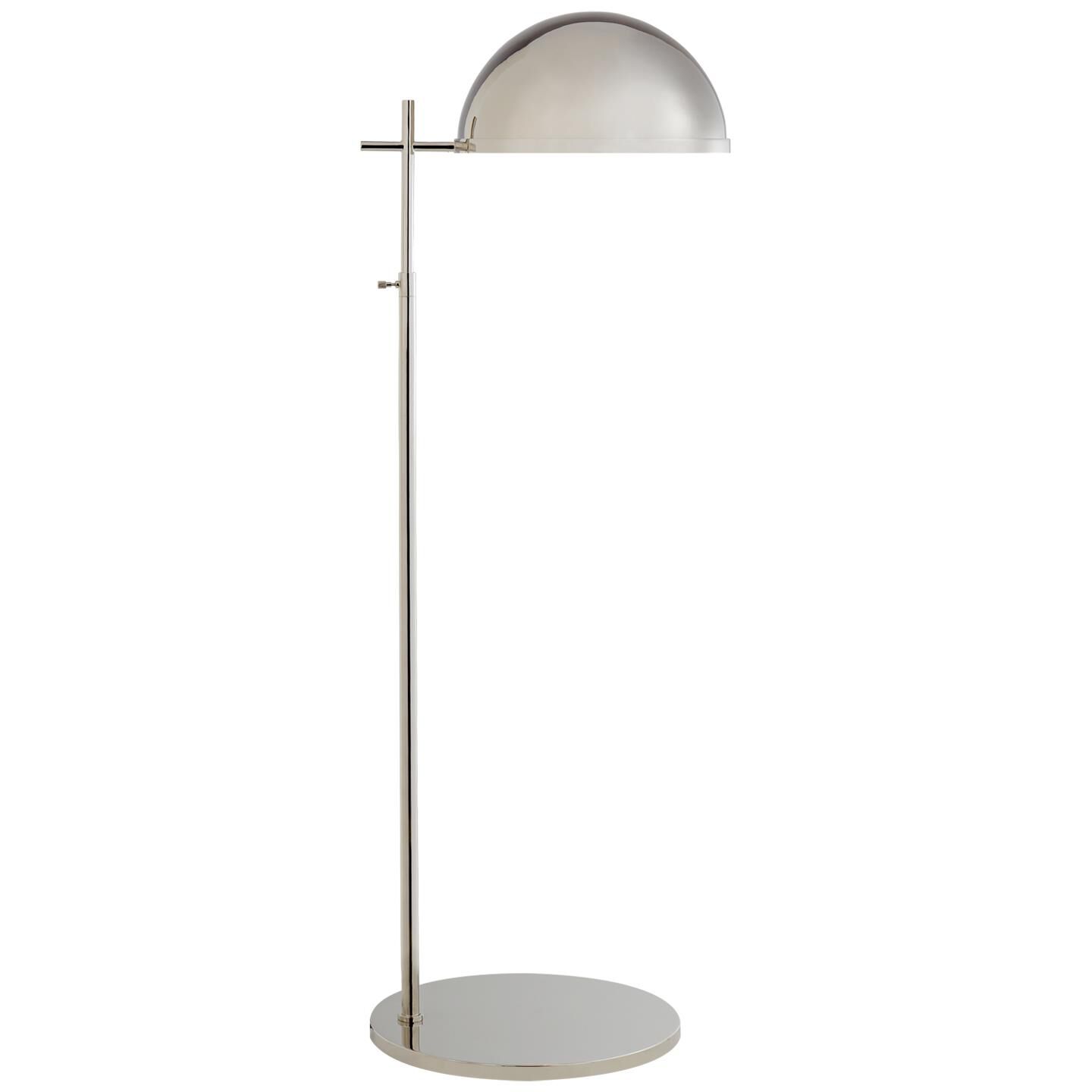 Shown in Polished Nickel finish and Polished Nickel shade