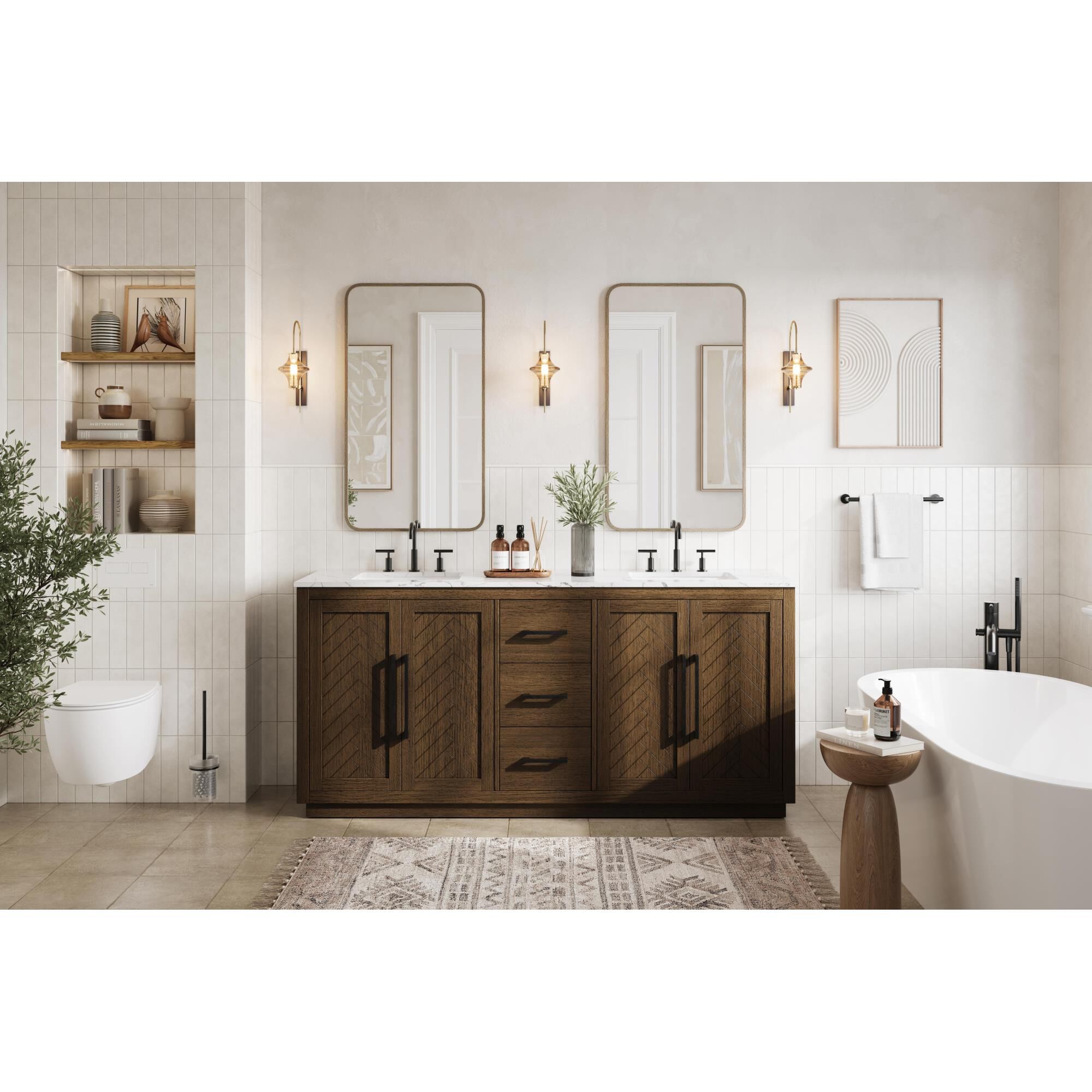 Chase 72 Inch Bath Vanity by Elegant Dcor
