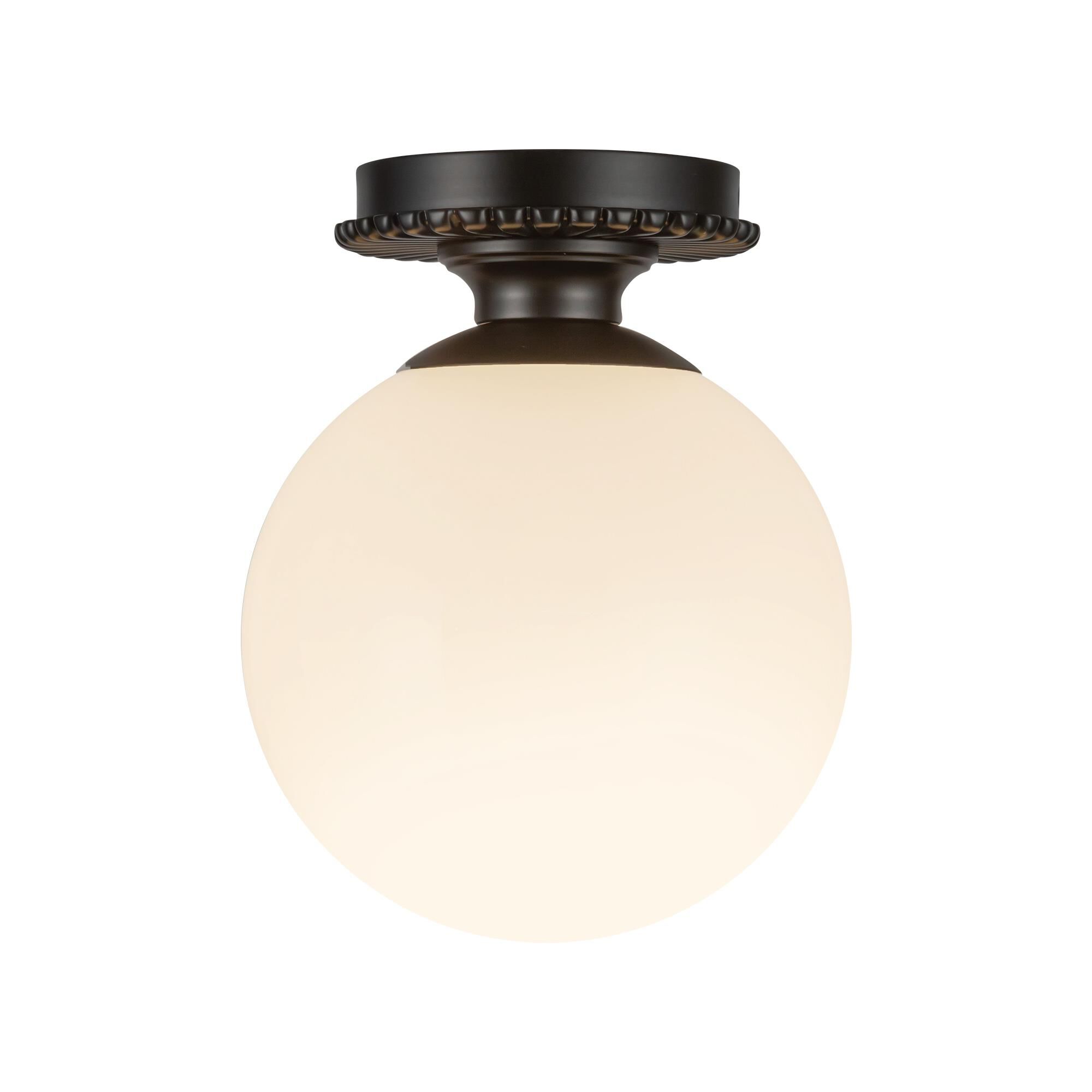 Peyton Fox Otis 8 Inch Semi Flush Mount by Alora Mood