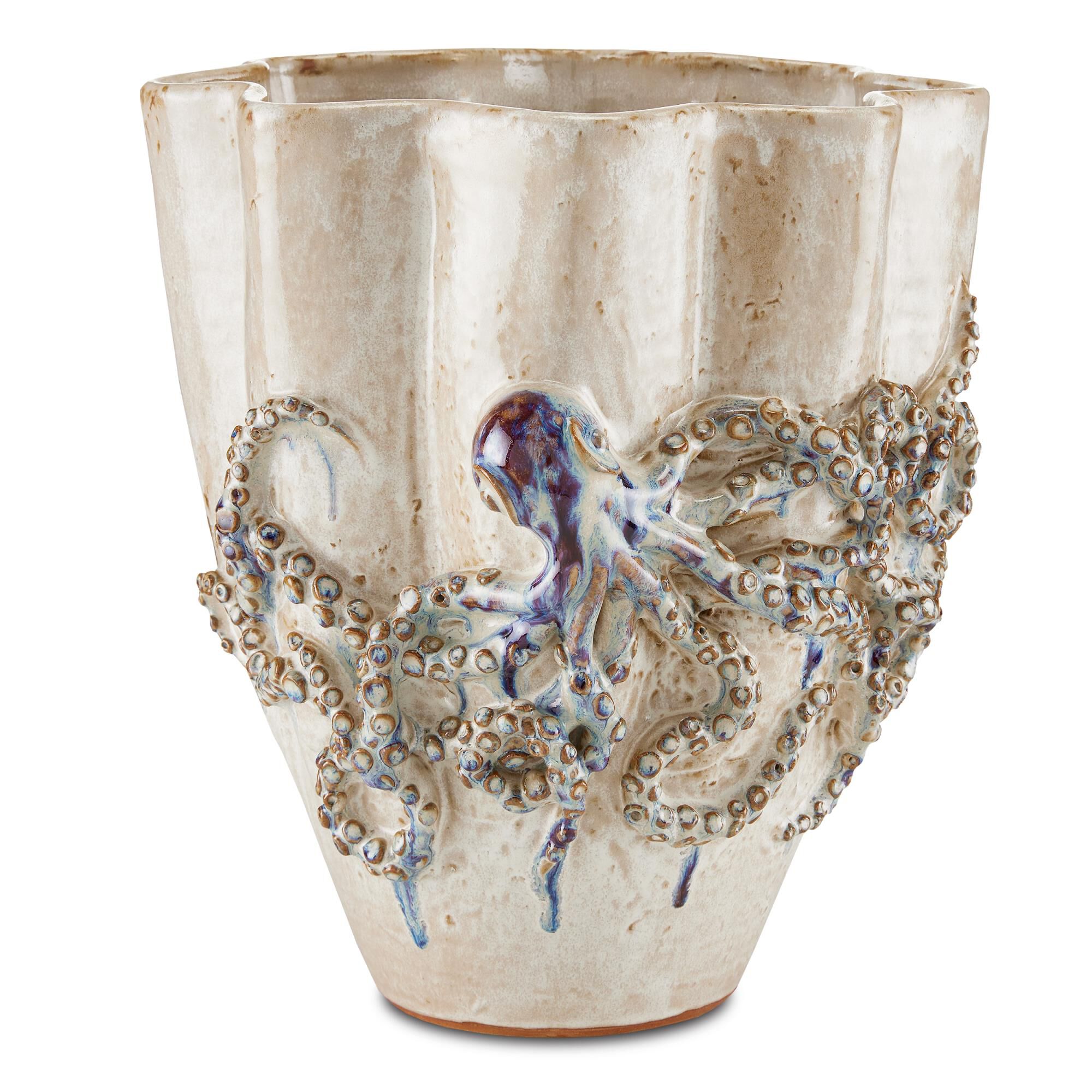 Octopus Medium Vase Vase-Urn by Currey and Company