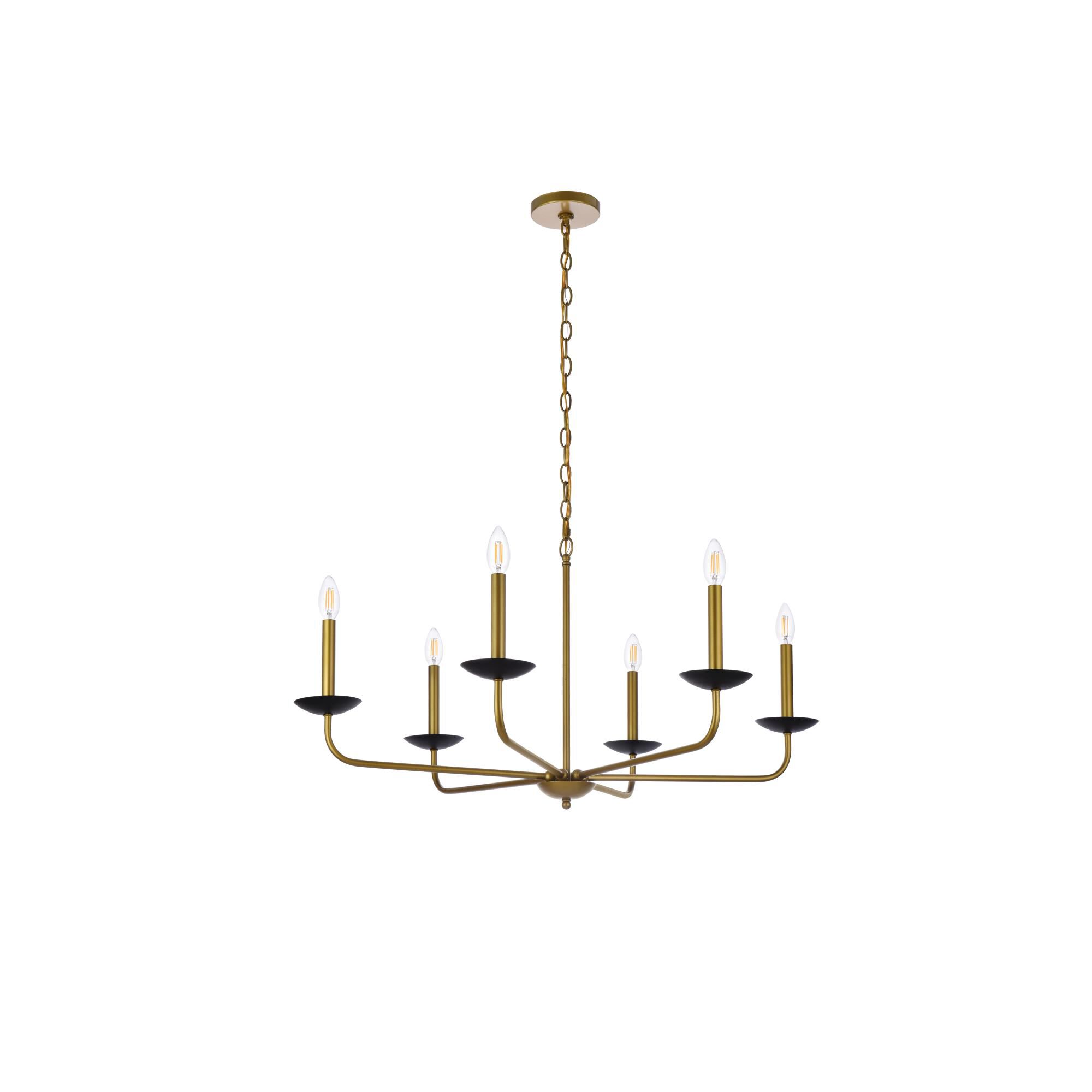 Shown in Black and Brass finish