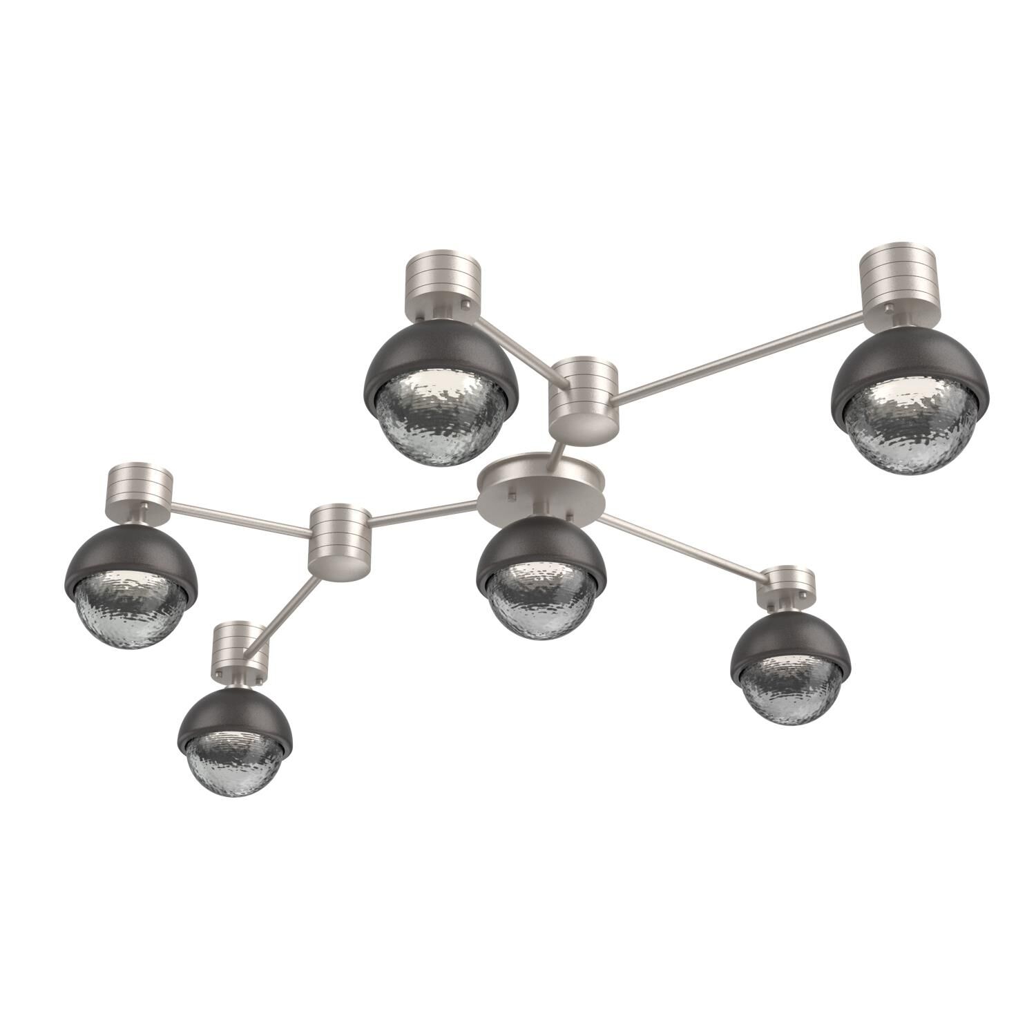 Shown in Beige Silver finish and Smoke glass and Graphite accent