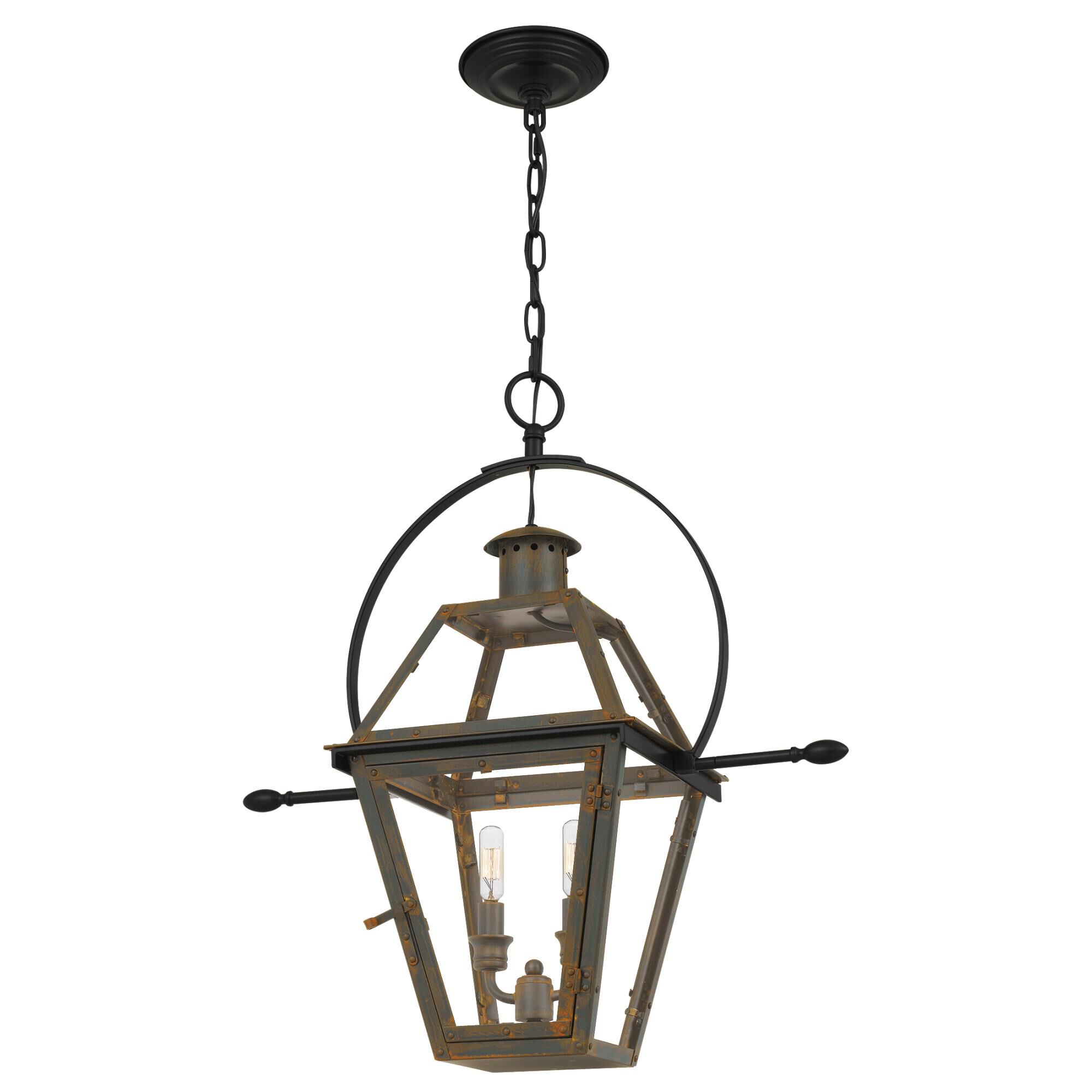 Rue De Royal 21 Inch Cage Pendant by Quoizel