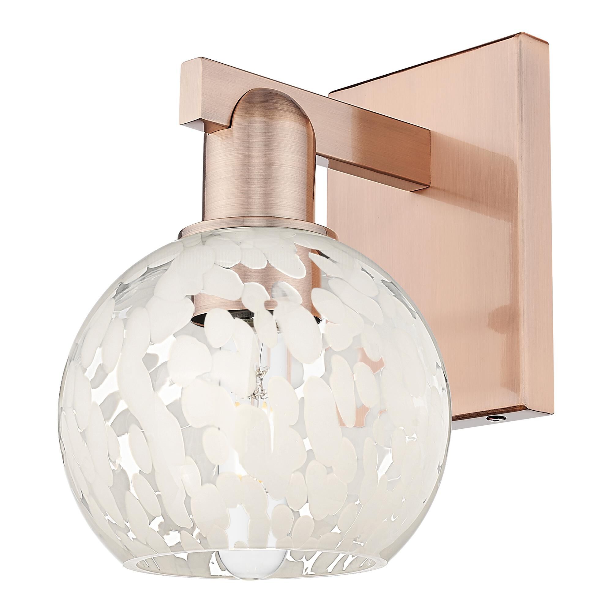 Bruno Marashlian White Mouchette 10 Inch Wall Sconce by Innovations Lighting