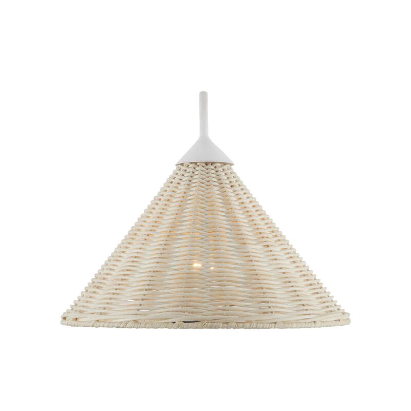 Basket Wall Swing Lamp by Currey and Company