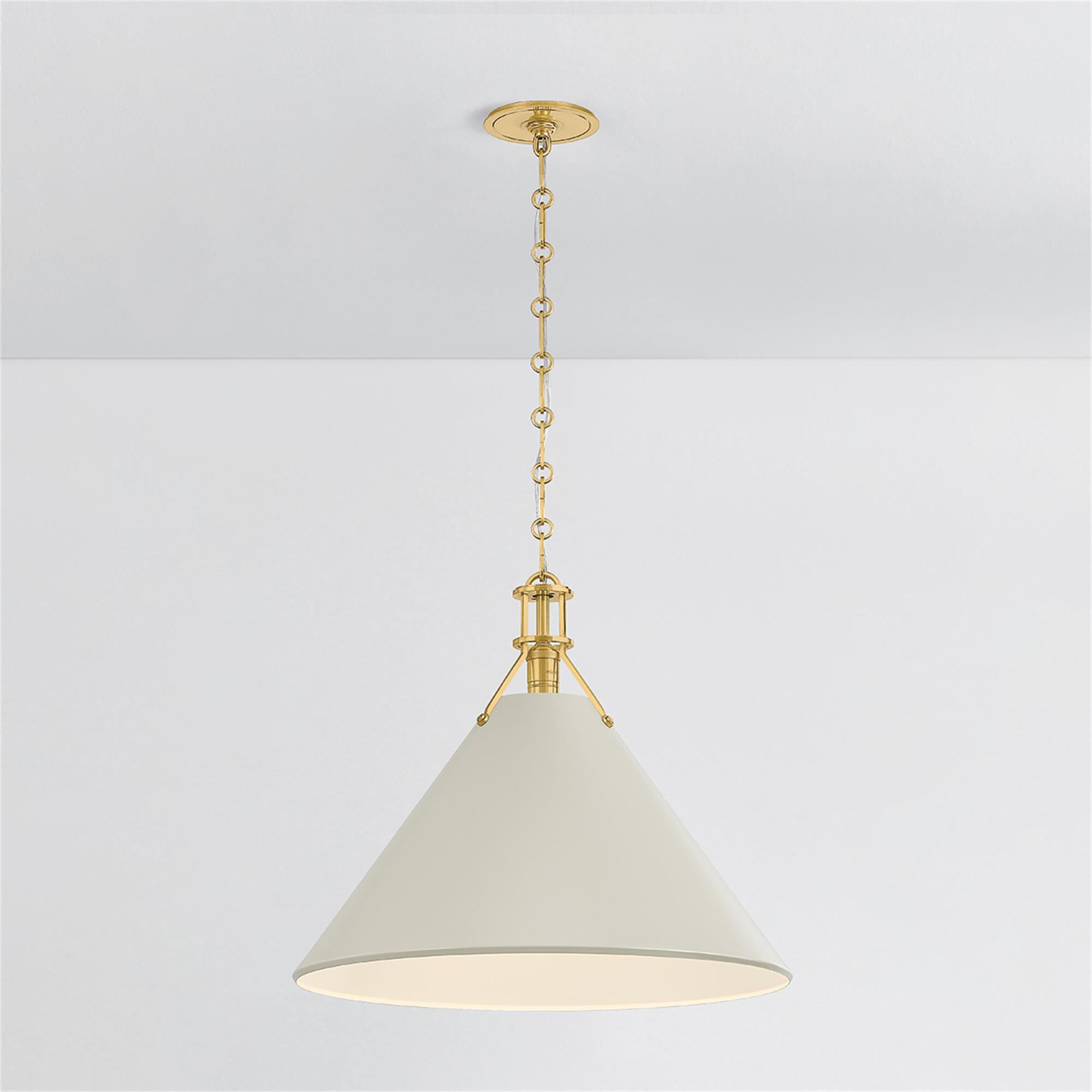 Mark D. Sikes Painted No. 2 Medium Pendant Light,