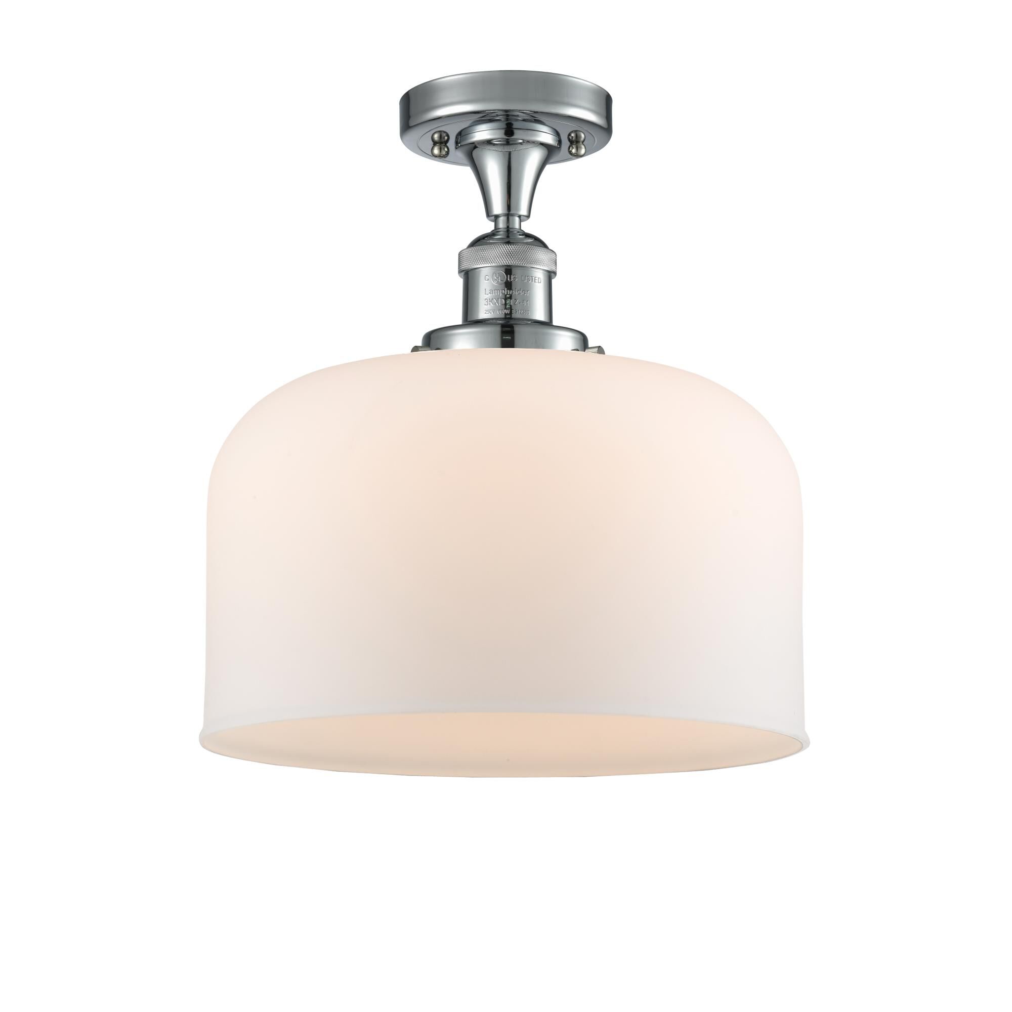 Bruno Marashlian Bell 12 Inch 1 Light Semi Flush Mount by Innovations Lighting