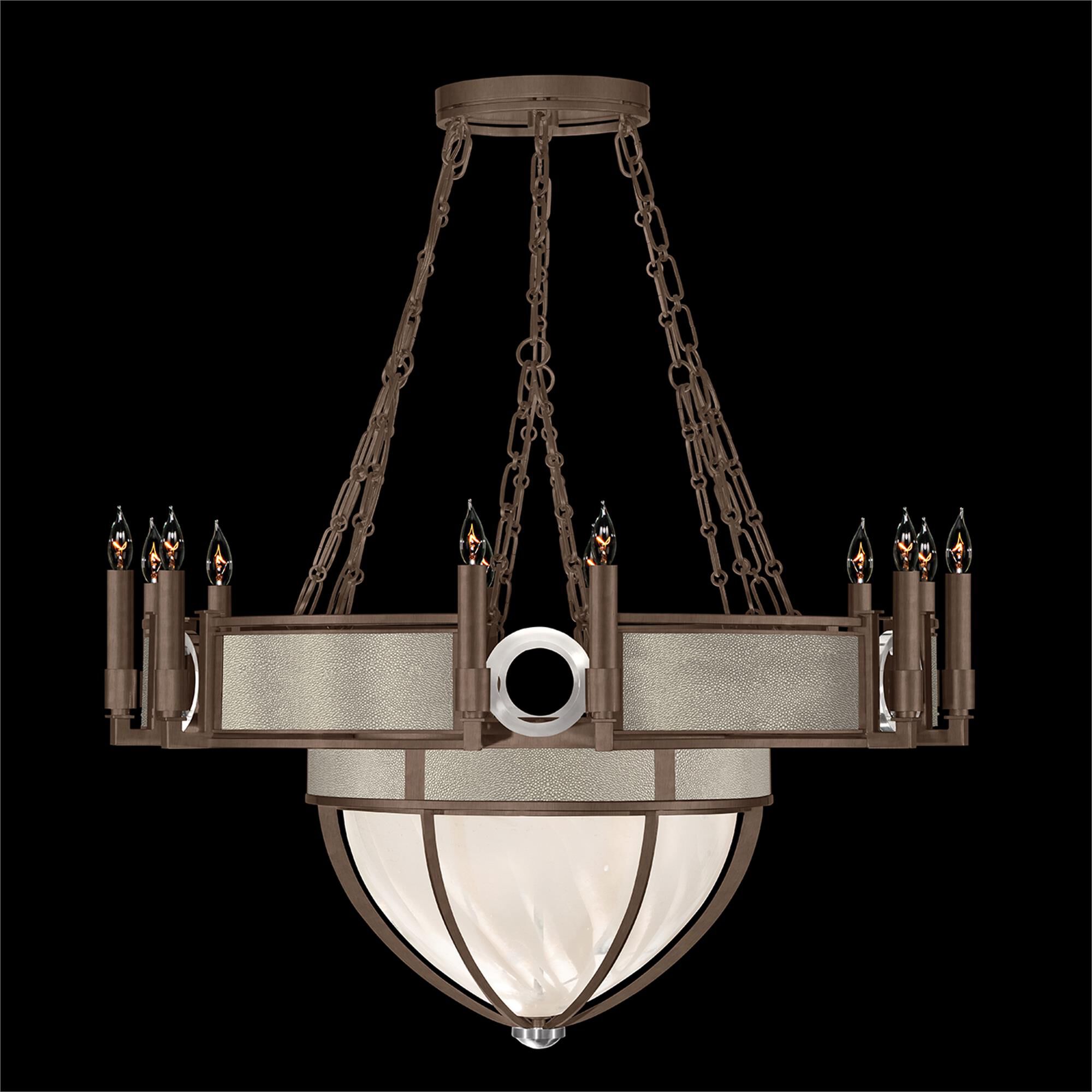 Shown in Bronze and Nickel  finish and Coco accent