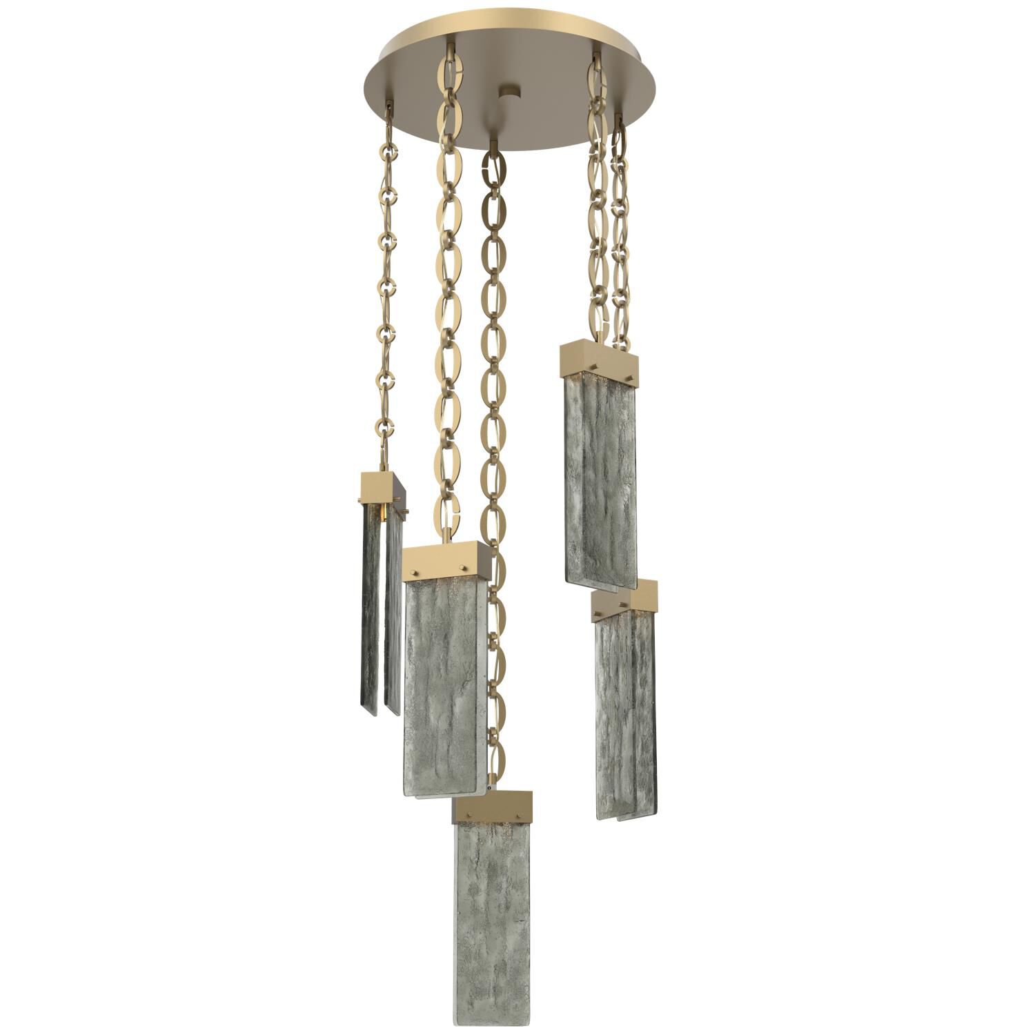 Levi Wilson Parallel 19 Inch Multi Light Pendant by Hammerton Studio