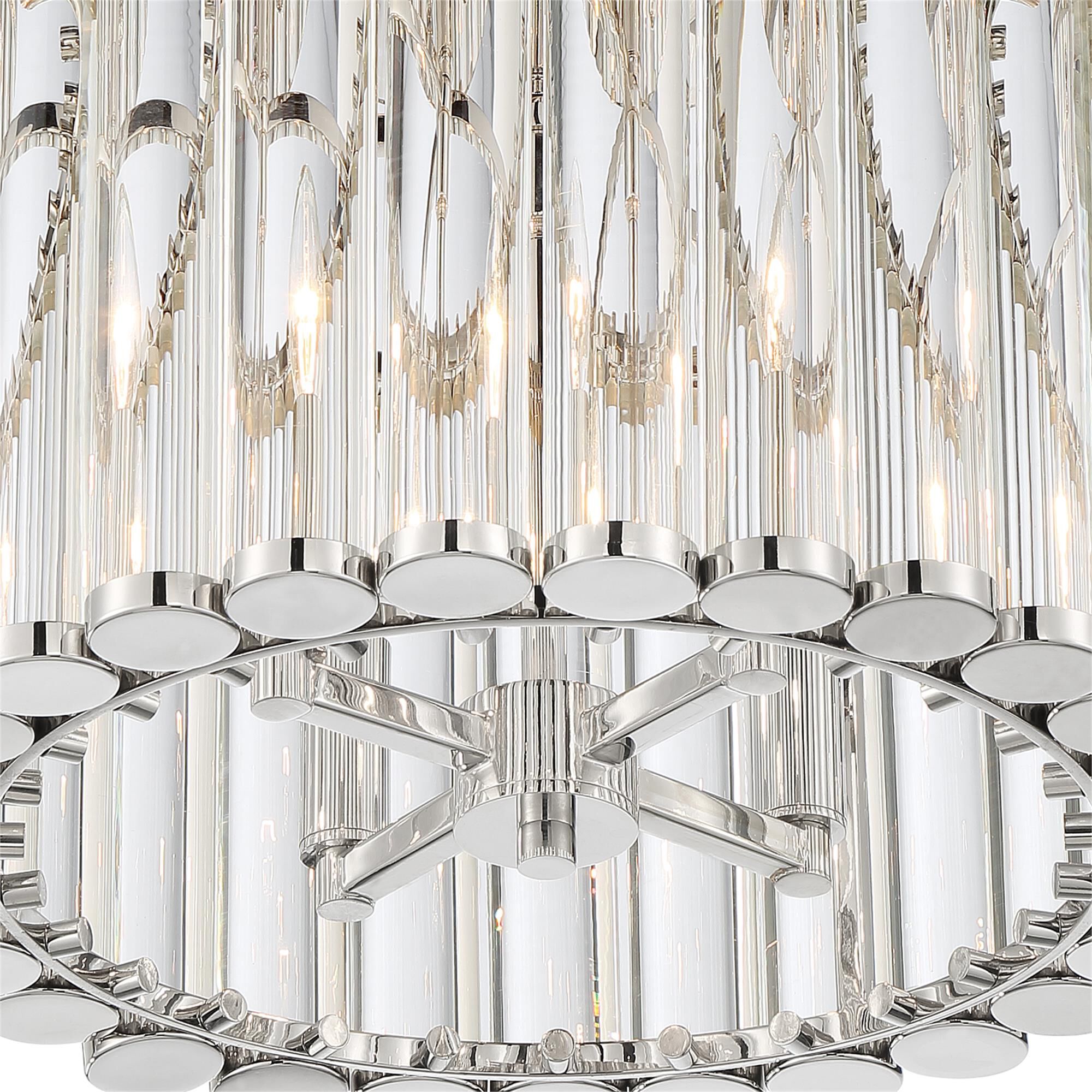 Libby Langdon Elliot 15 Inch 4 Light Semi Flush Mount,