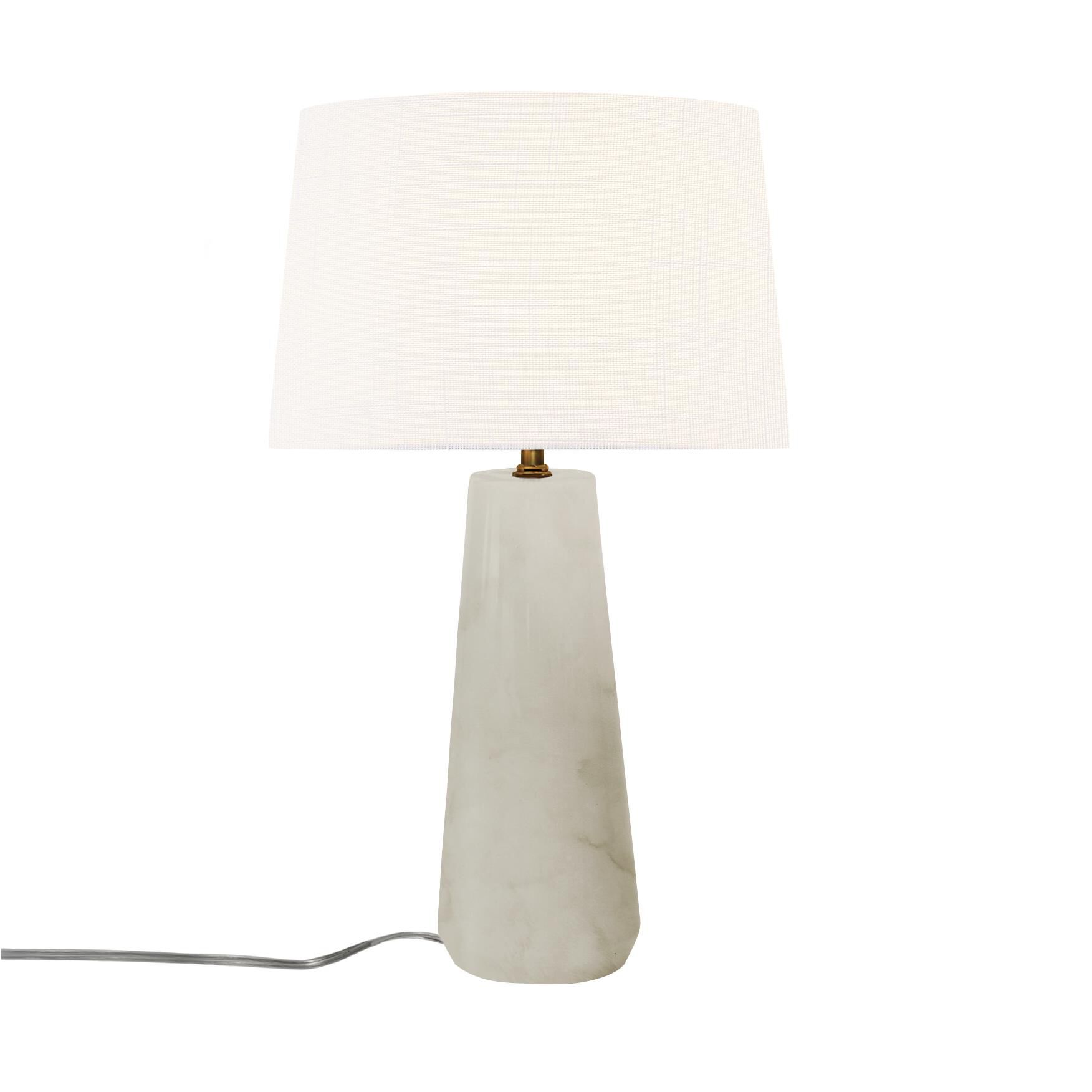 Shown in Antique Patina finish and White shade