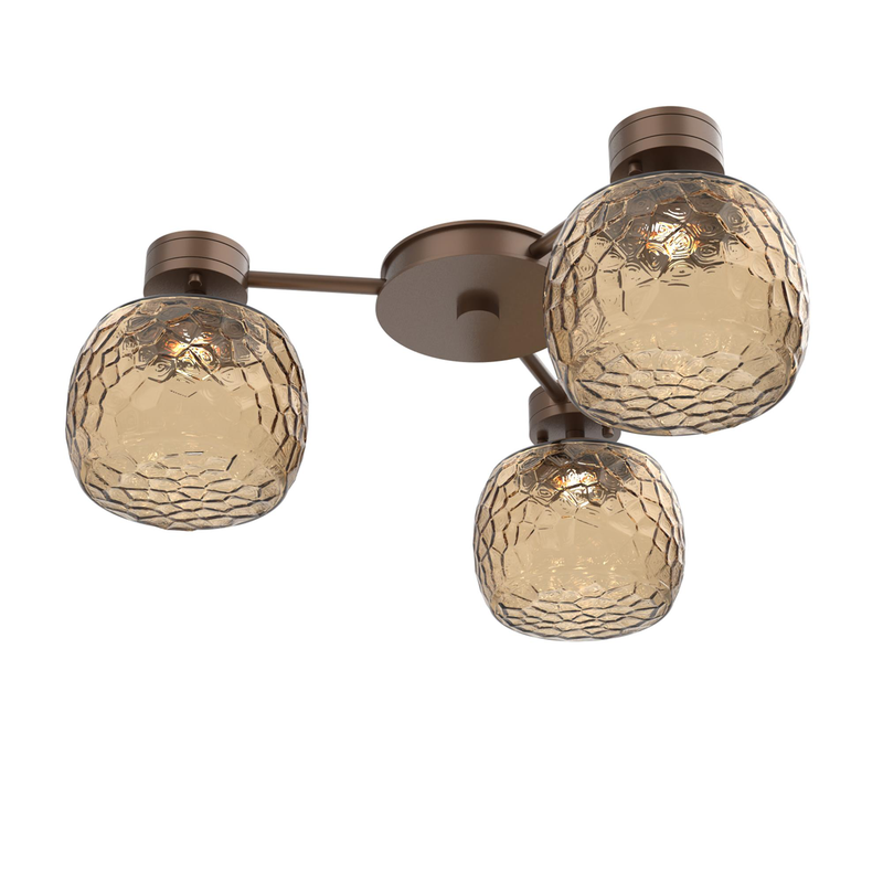 Levi Wilson Vessel 24 Inch Semi Flush Mount by Hammerton Studio