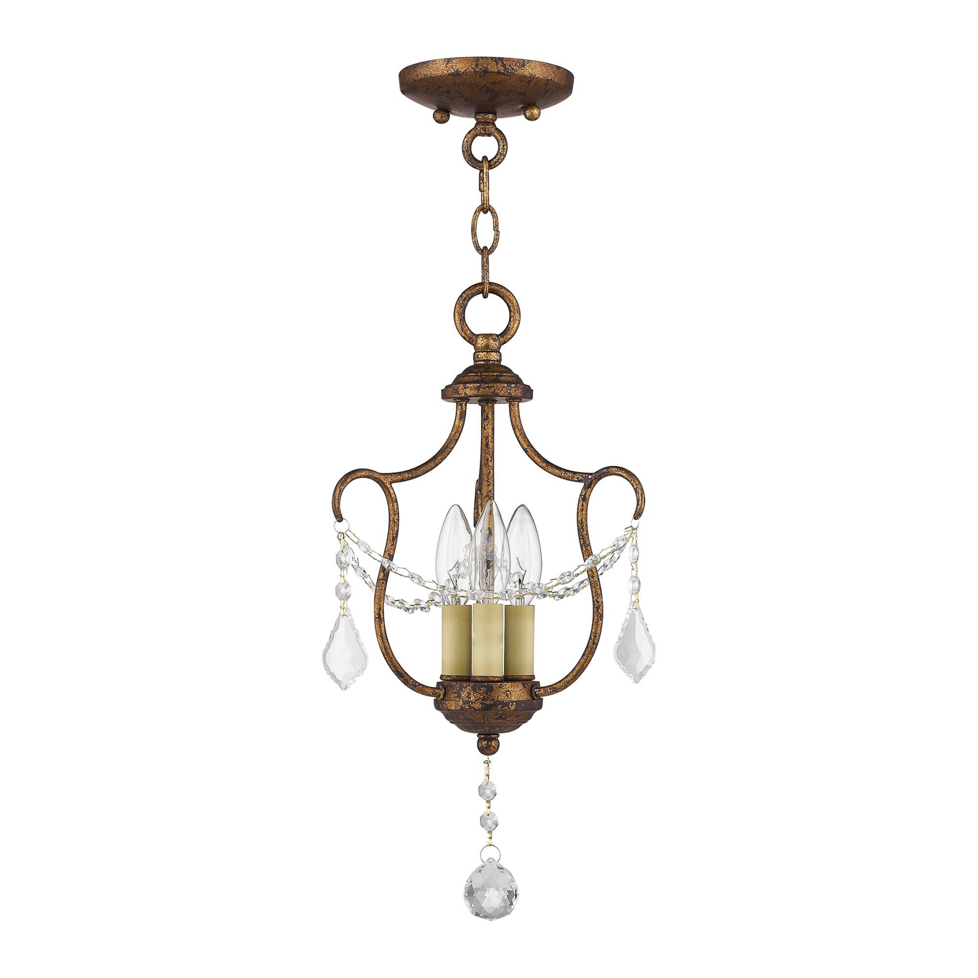 Chesterfield 10 Inch Cage Pendant by Livex Lighting