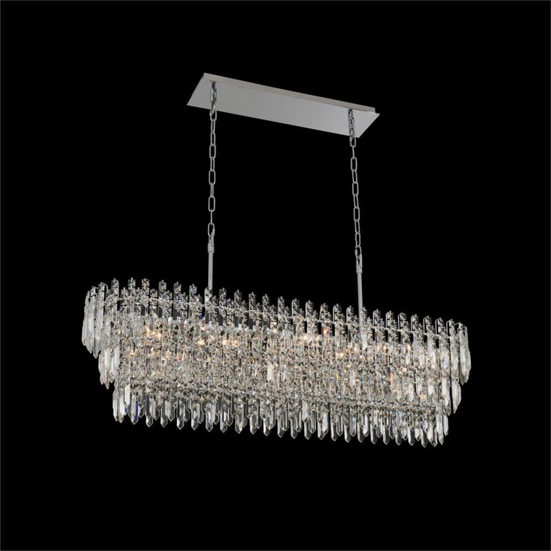Pandoro Medium Linear Chandelier by Allegri