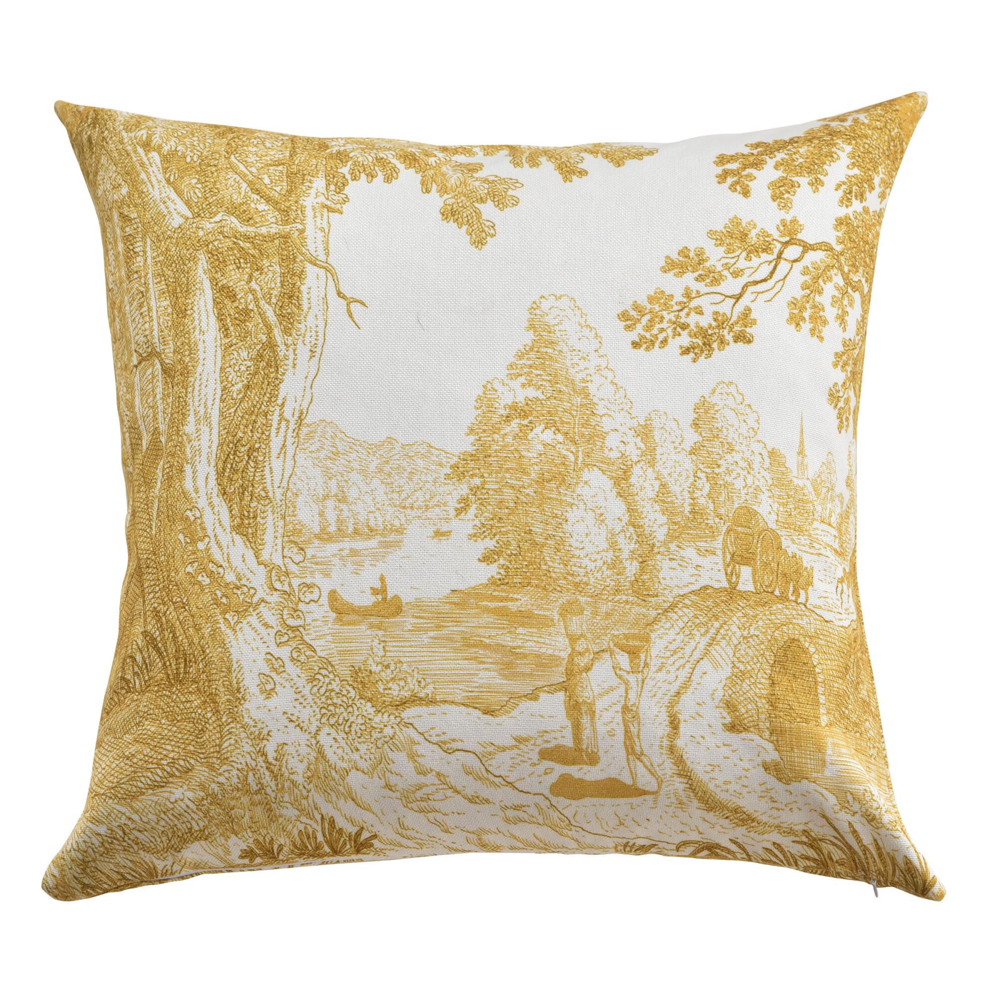 Dann Foley Reverie Toile 24 Inch Decorative Pillow by Stylecraft