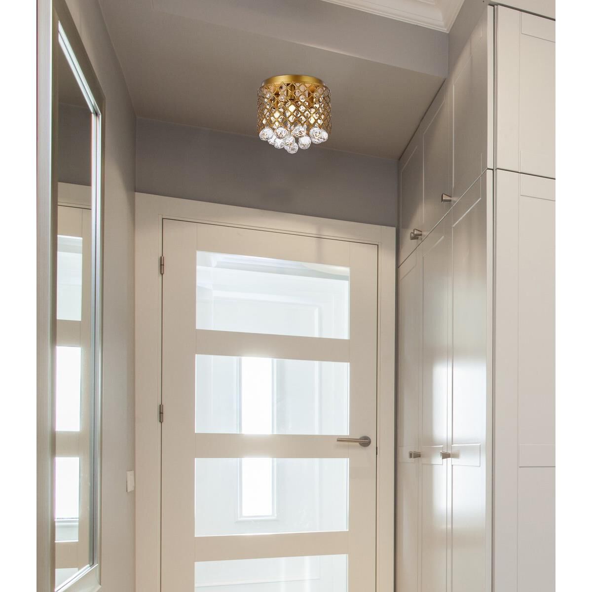 Tully 10 Inch 3 Light Flush Mount by Elegant Lighting