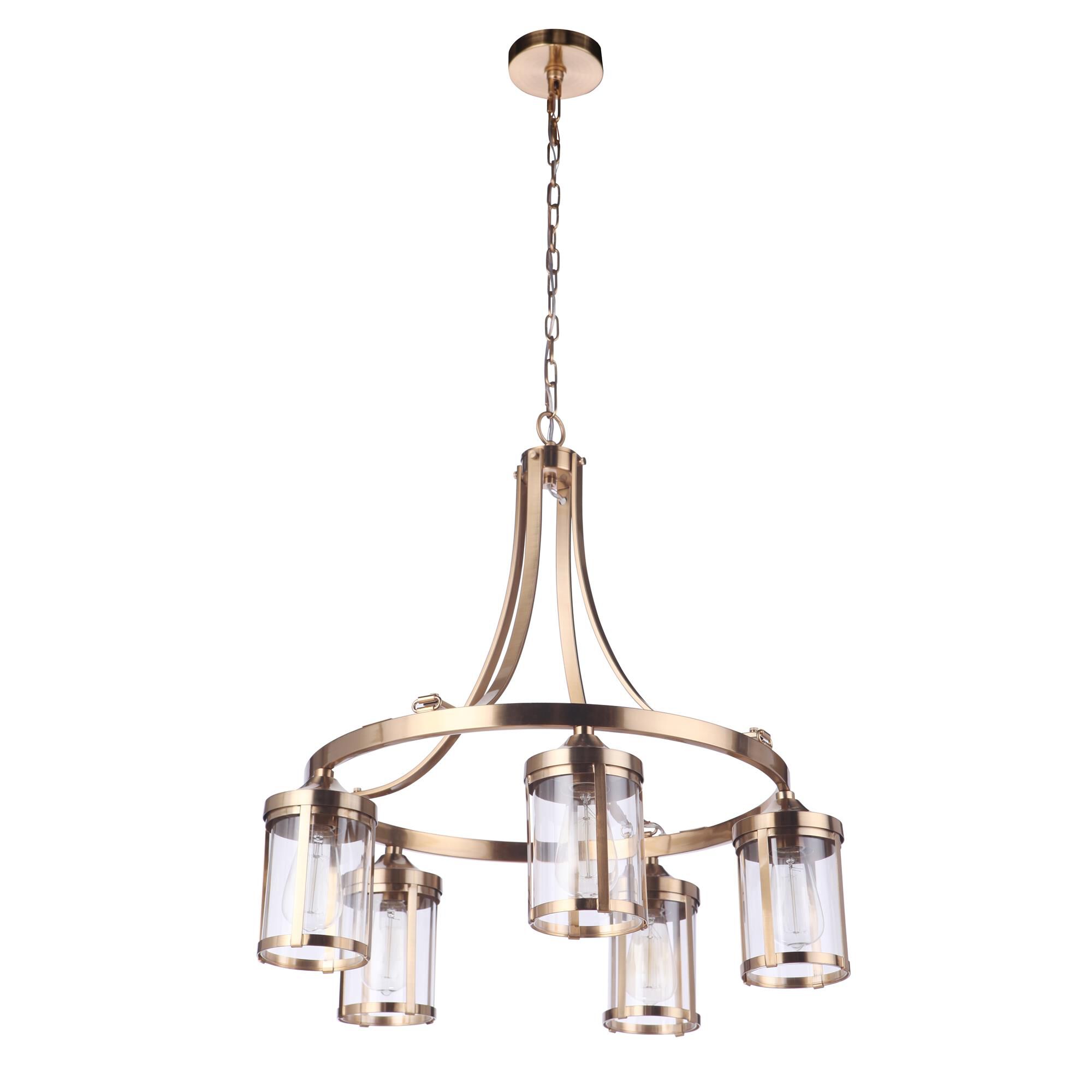 Shown in Satin Brass finish
