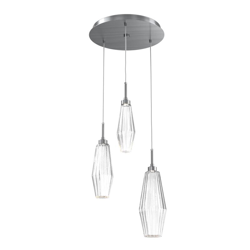 Aalto 17 Inch 3 Light Multi Light Pendant by Hammerton Studio