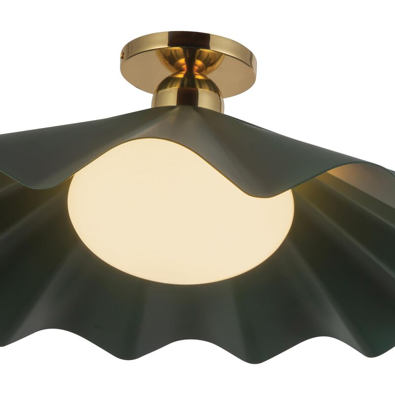 Jason Koharik Furrow 25 Inch Semi Flush Mount by Alora Lighting