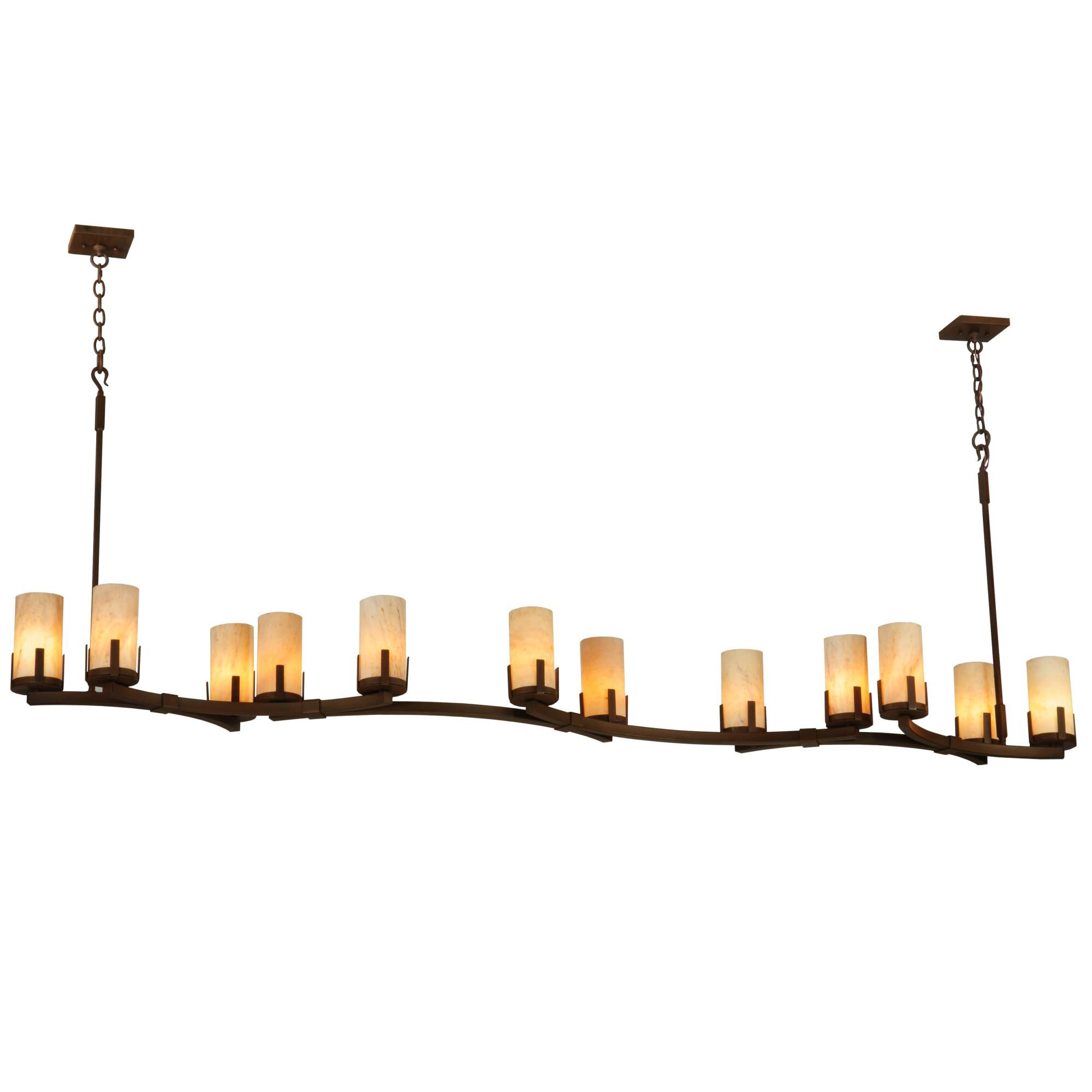 Cero 96 Inch 12 Light Mini Chandelier by Meyda Lighting