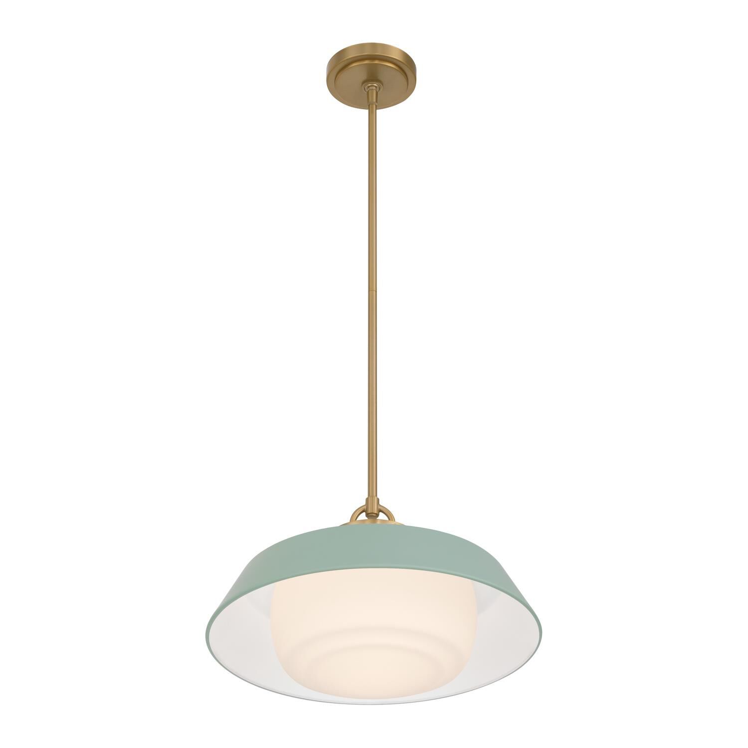 Shown in Vibrant Gold finish and Steel glass and Steel shade