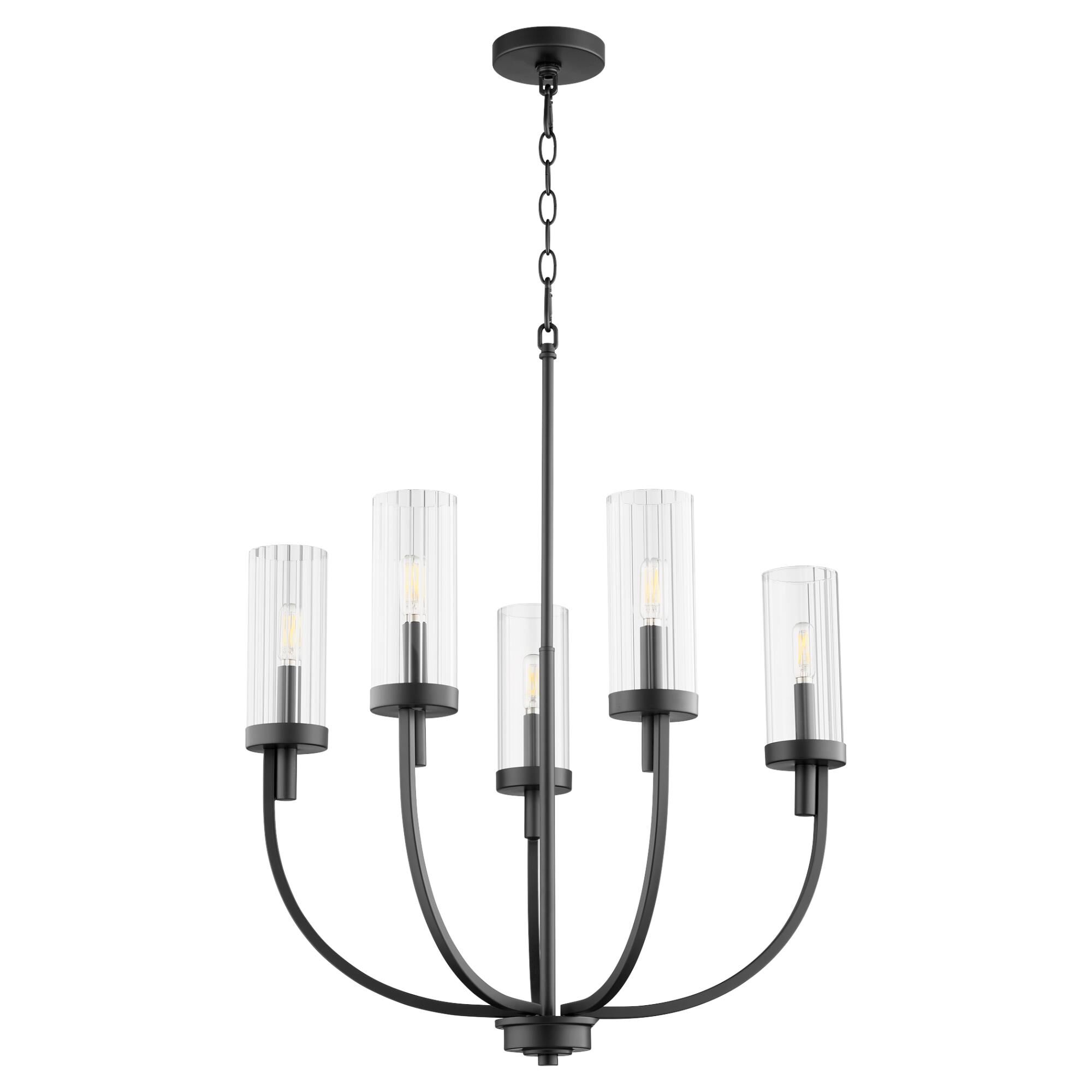 Ladin 24 Inch 5 Light Chandelier by Quorum International