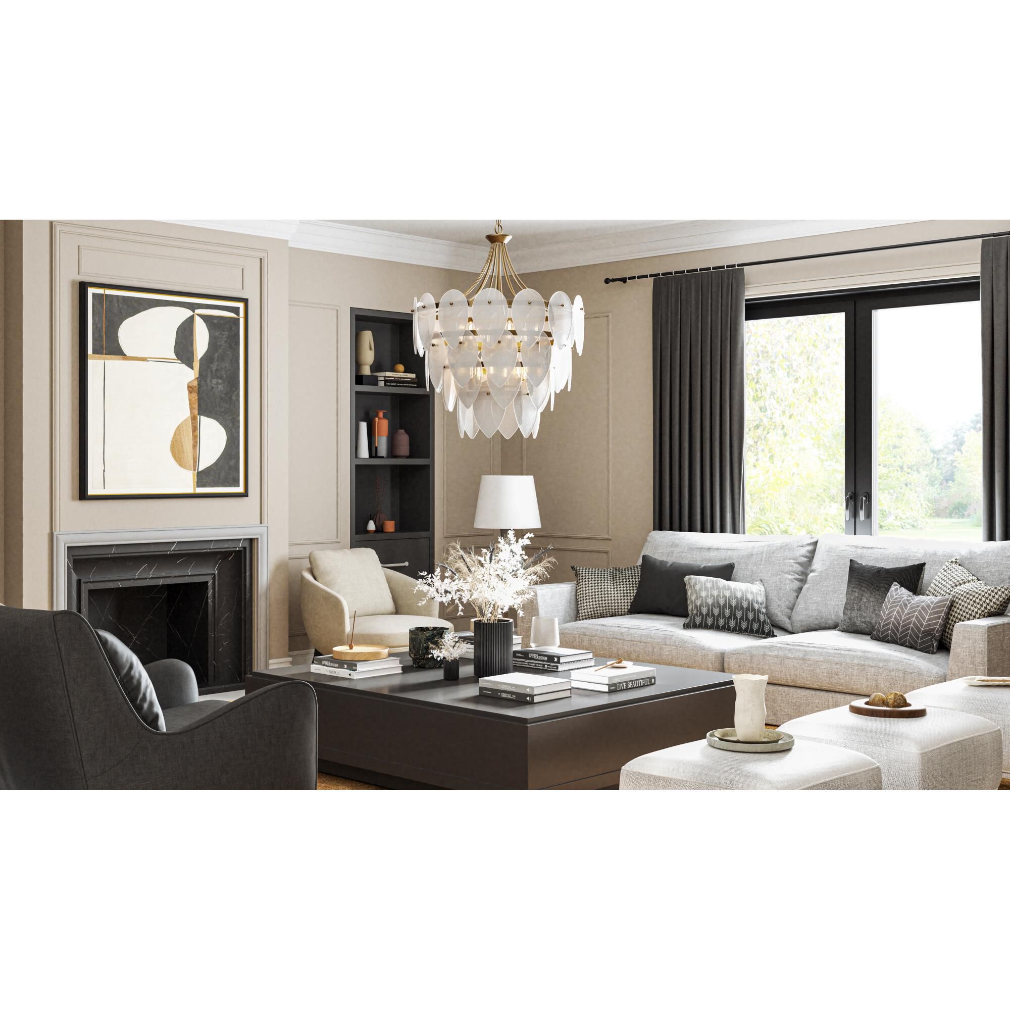 Lilestone 28 Inch Large Pendant by Quoizel