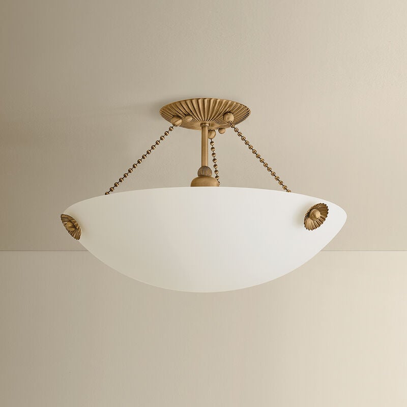 Vivienne 15 Inch Semi Flush Mount by Mitzi