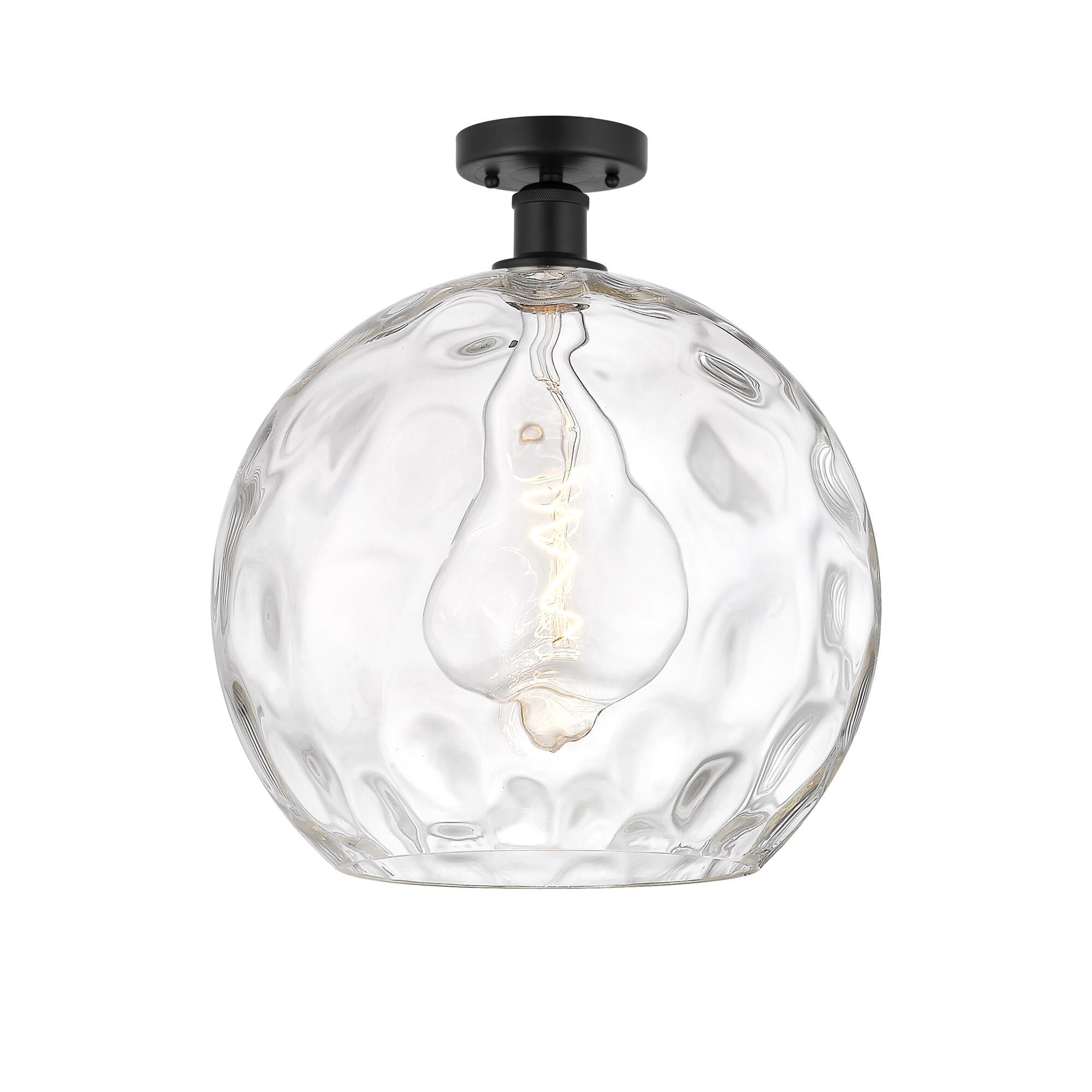 Bruno Marashlian Athens Water Glass 13 Inch 1 Light Semi Flush Mount by Innovations Lighting