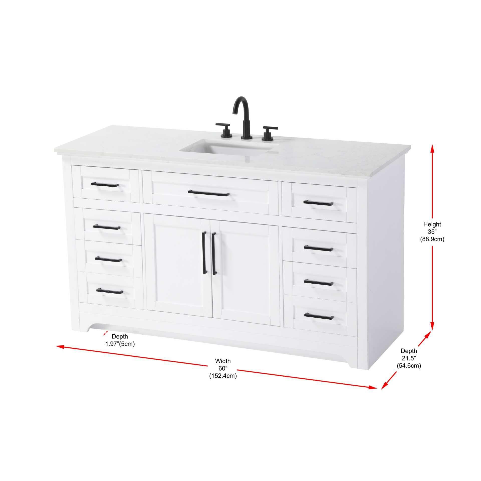 Shown in White finish