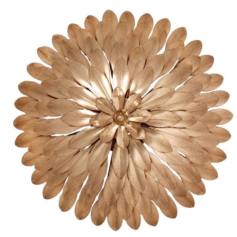 Broche 16 Inch 4 Light Semi Flush Mount by Crystorama