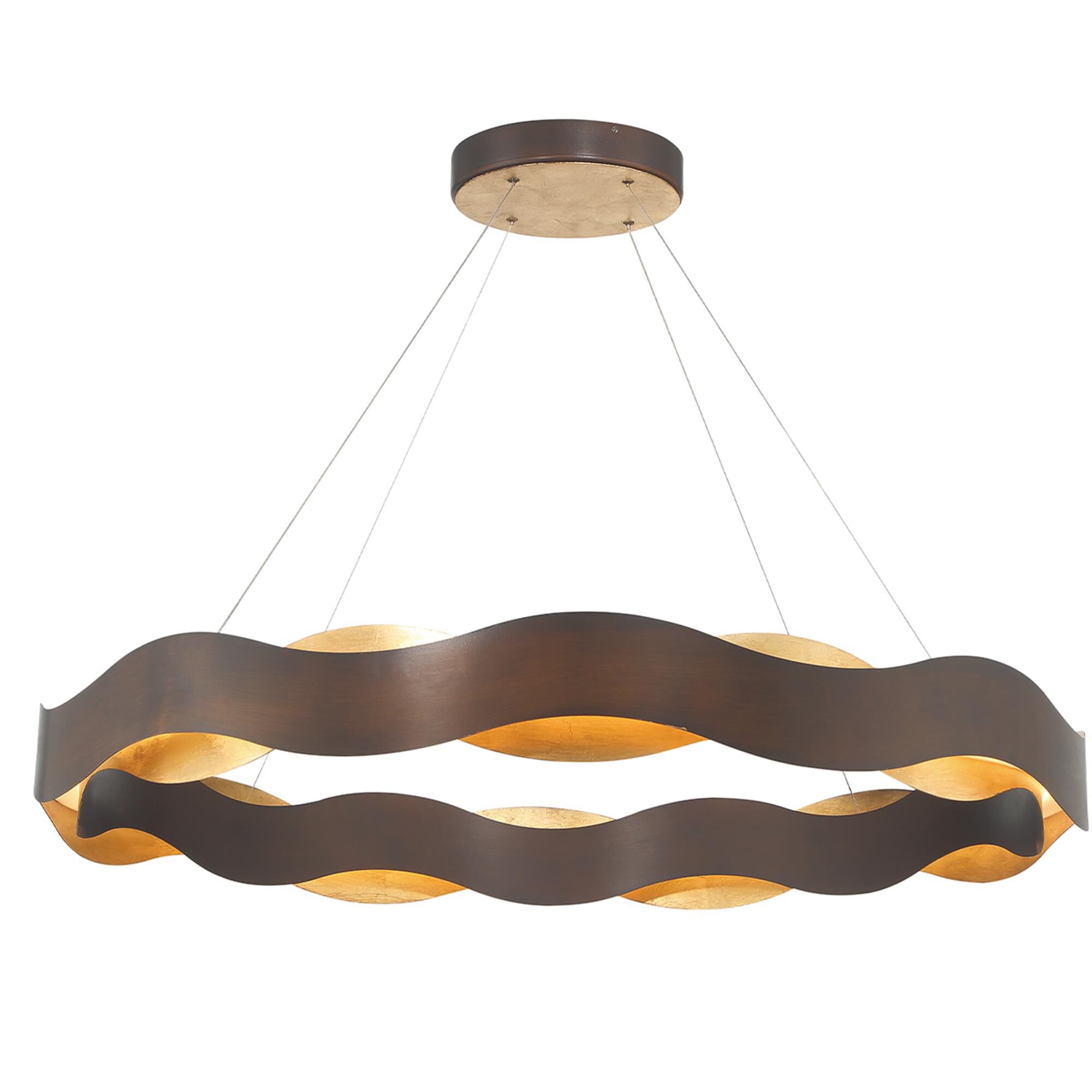 Shown in Bronze and Gold finish
