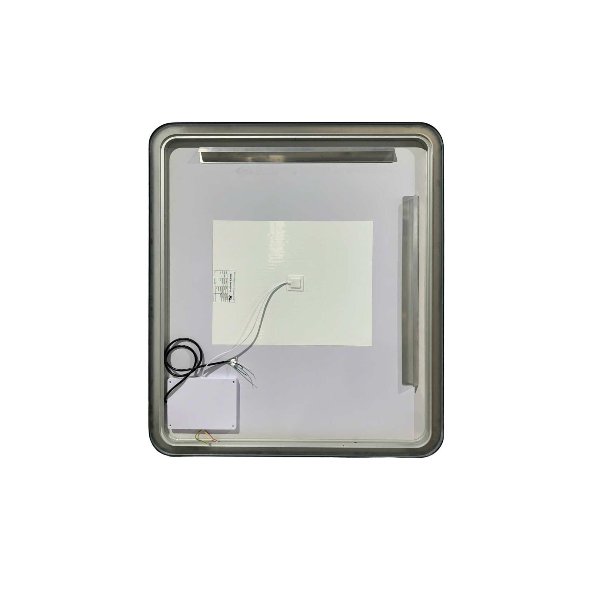 Harmoni 42 Inch Round LED Lighted Mirror by Elegant Decor