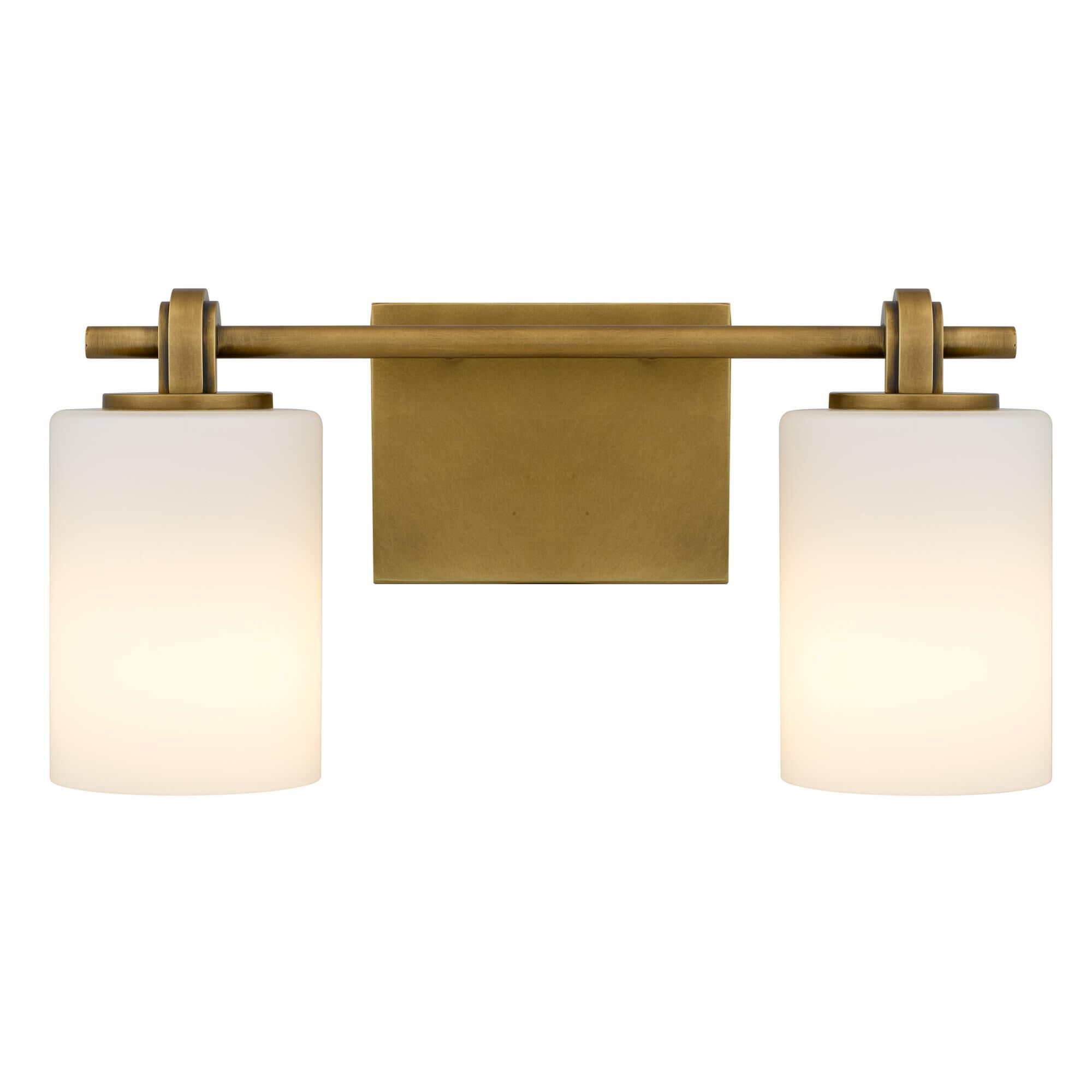 Shown in Weathered Brass finish and Opal Etched Glass shade
