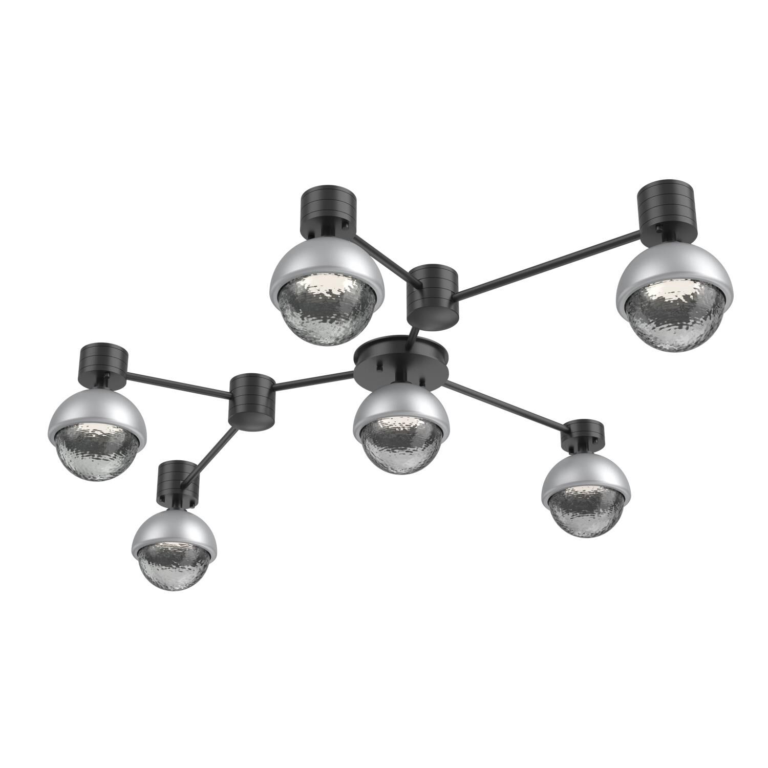 Levi Wilson Cabochon 41 Inch Flush Mount by Hammerton Studio