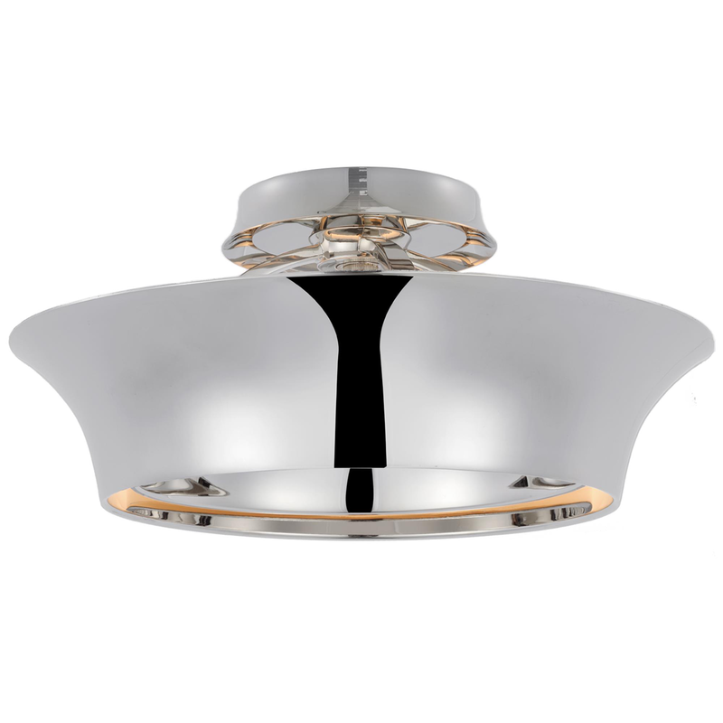 Thomas O'Brien Garland 15 Inch Semi Flush Mount by Visual Comfort Signature Collection