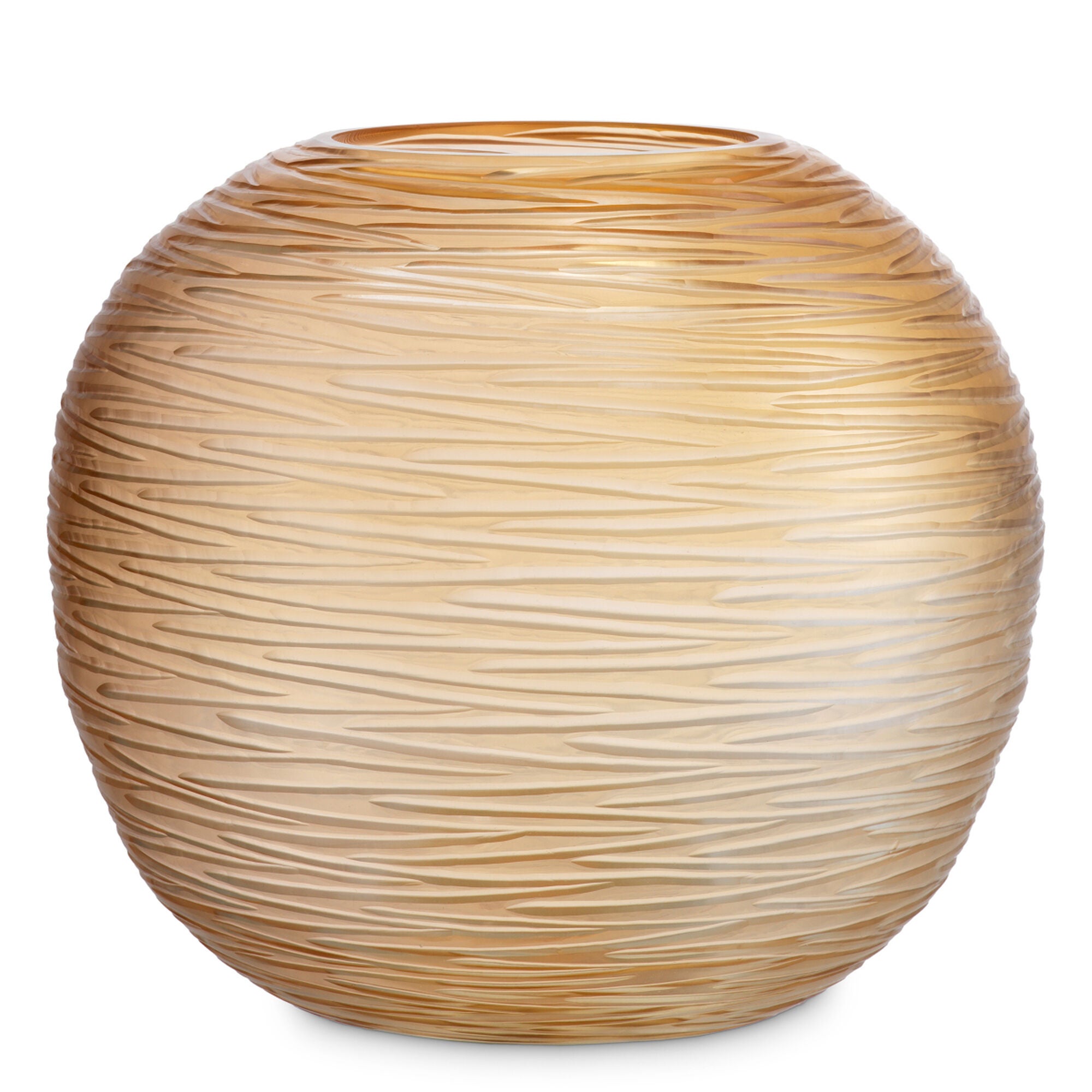 Shown in Recycled Handblown Glass, Peach Color finish