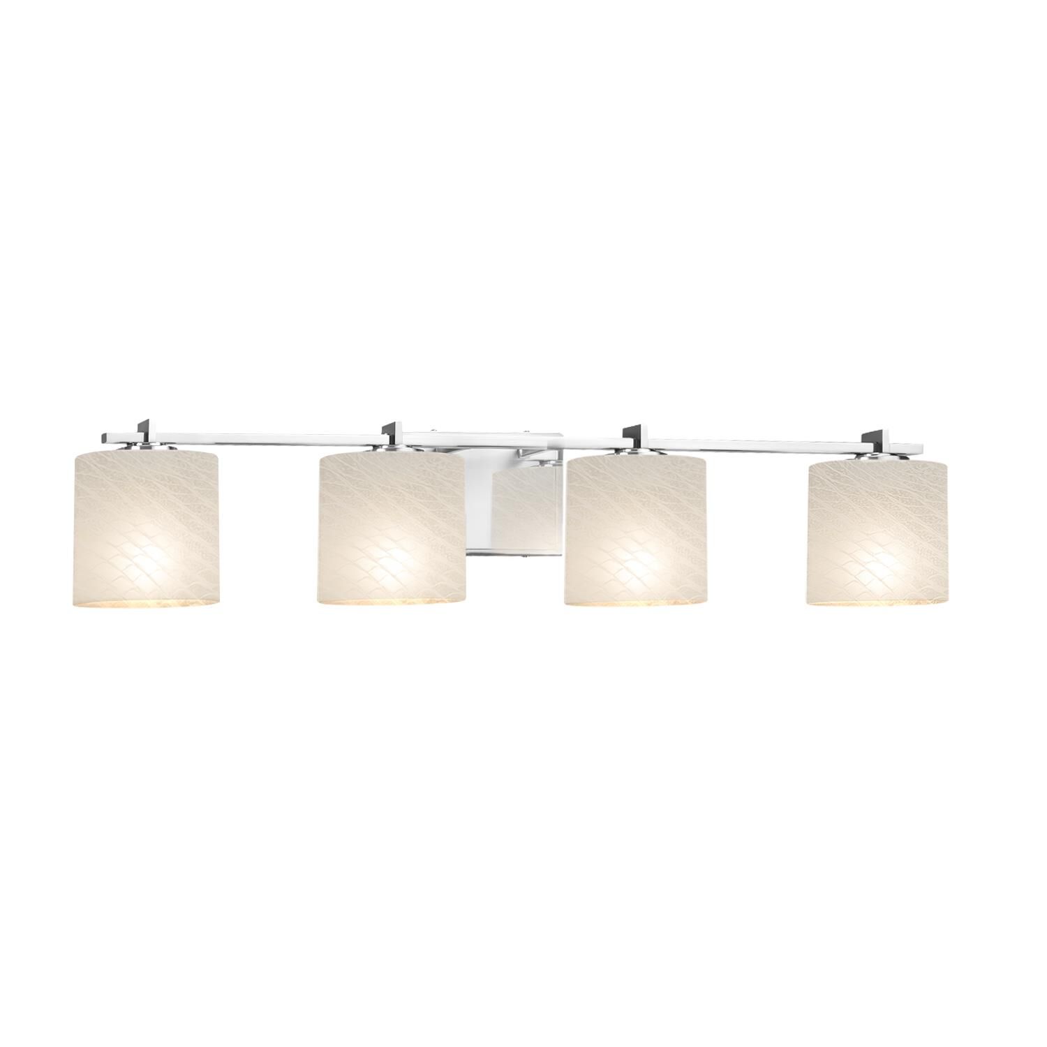 Fusion 36 Inch 4 Light Bath Vanity Light by Justice Design Group