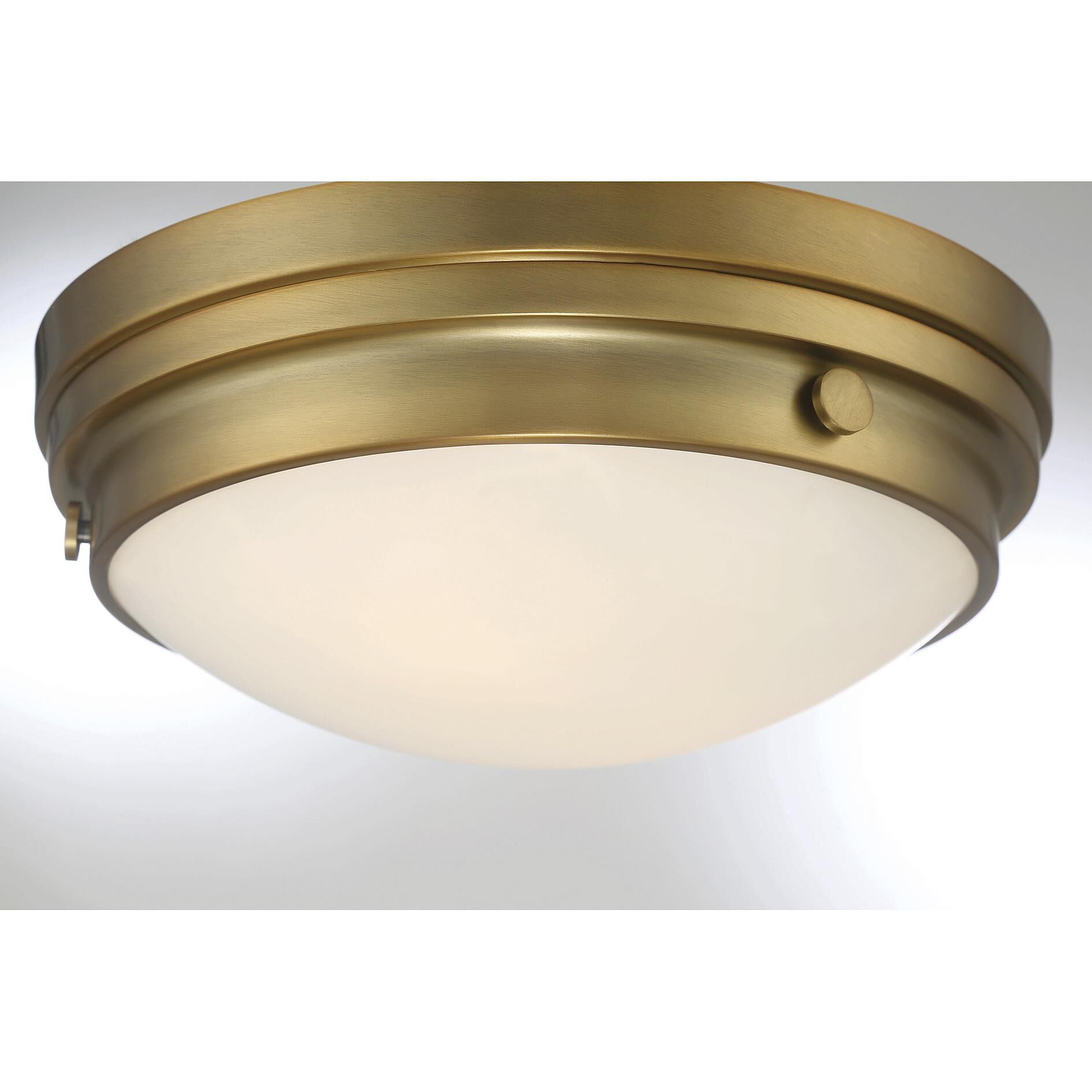 Lucerne 13 Inch 2 Light Flush Mount by Savoy House