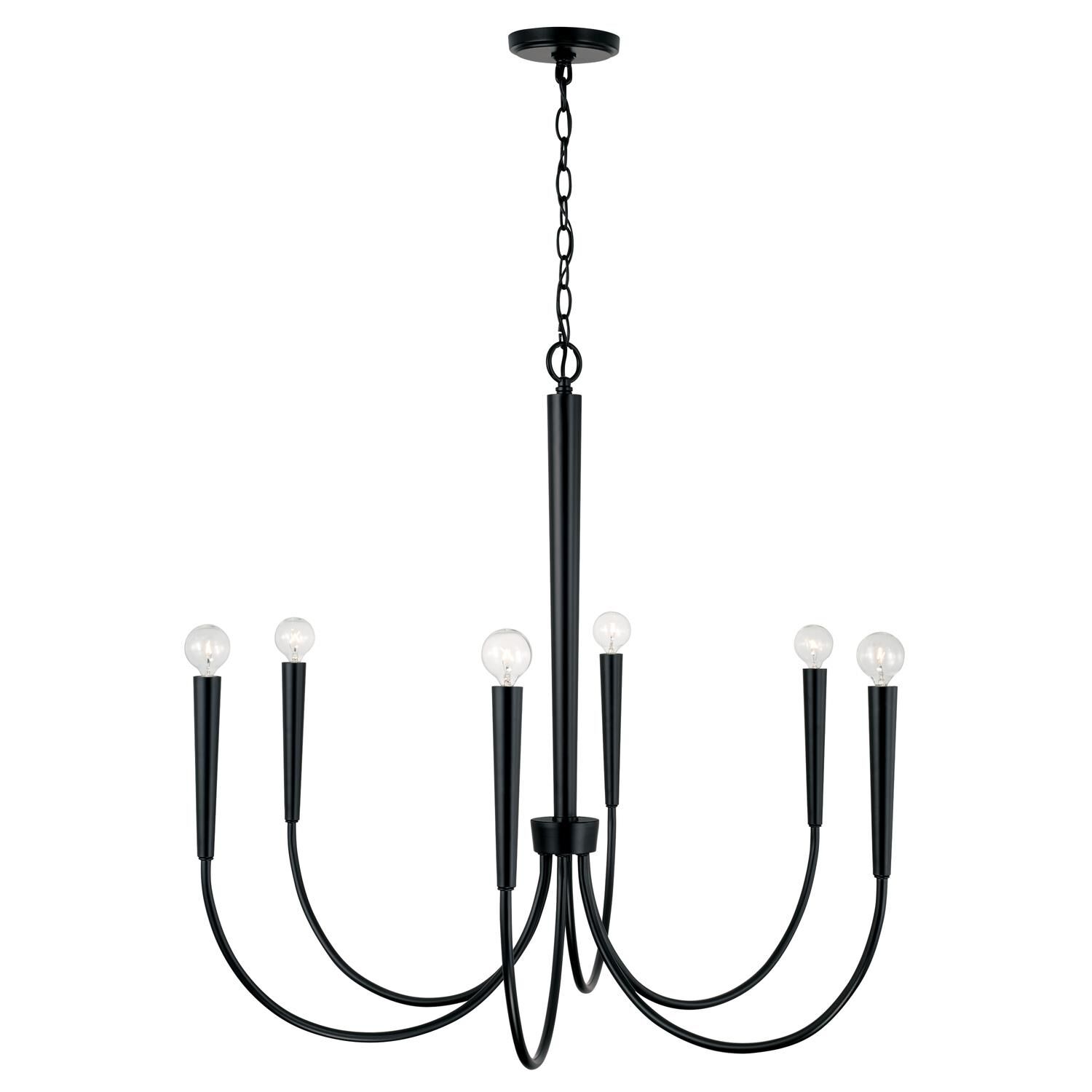Holden 33 Inch 6 Light Chandelier by Capital Lighting Fixture Company