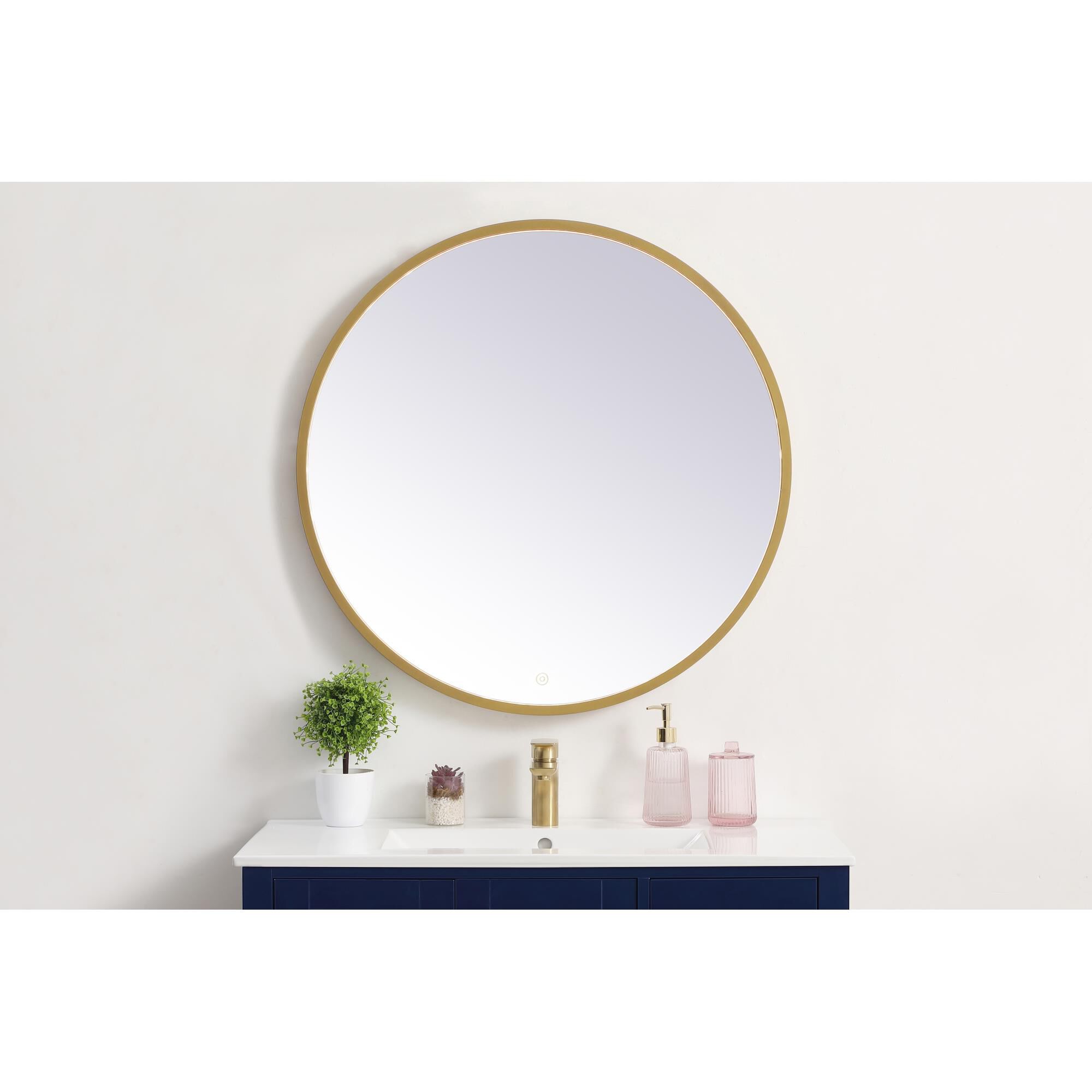 Pier LED Lighted Mirror by Elegant Decor